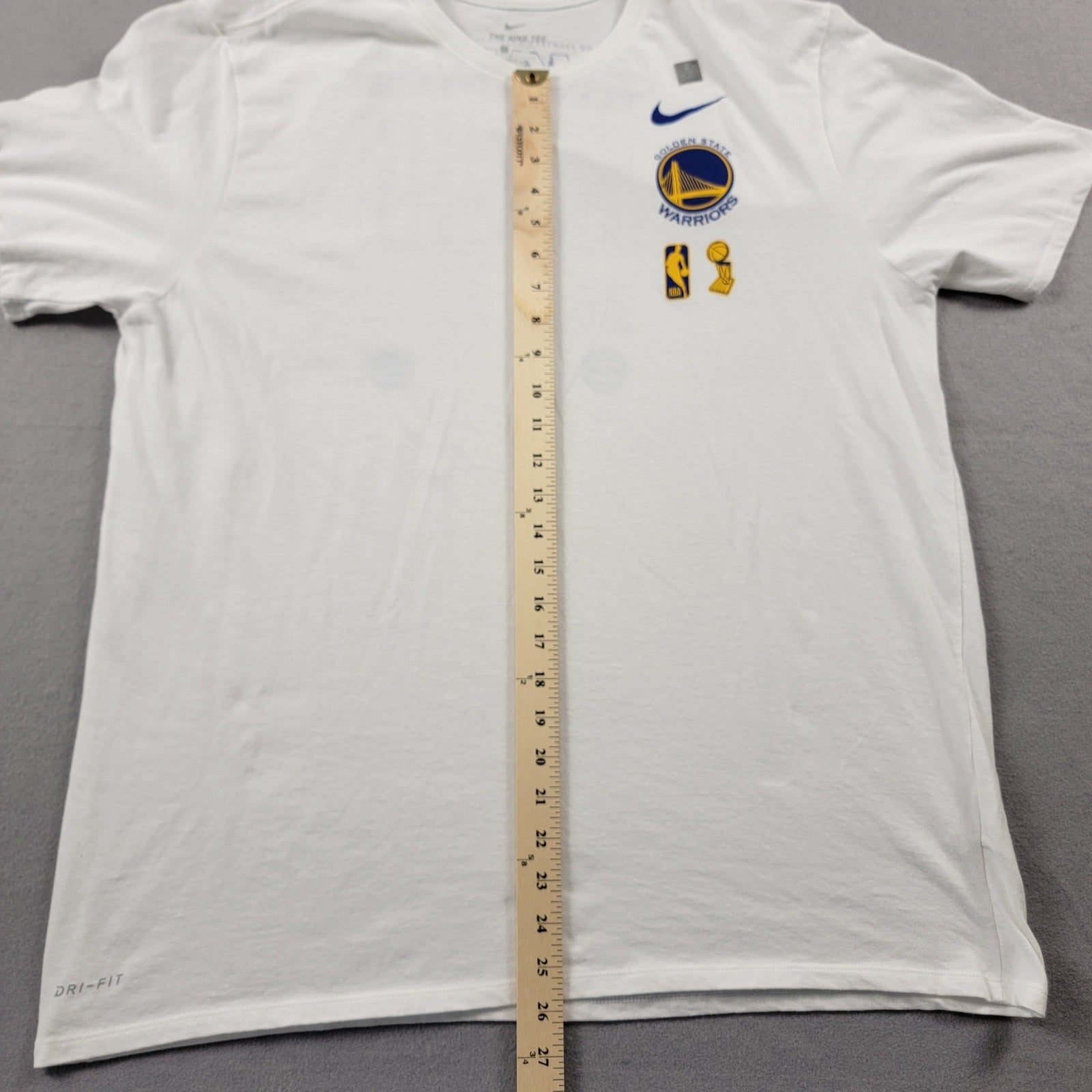 Golden State Warriors 2018 NBA Champs Nike Drifit T White Sz XXL8