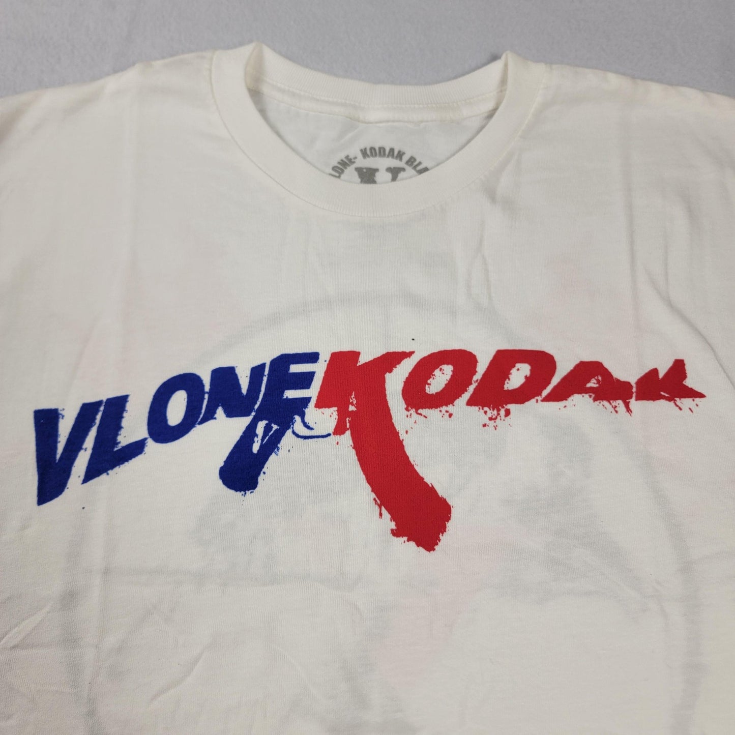 VLONE x Kodak Black Shirt Unisex White Graphic Rap Tee Limited Drop