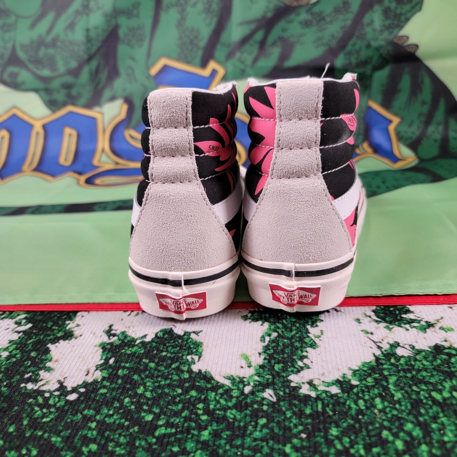 Vans Sk8Hi 38 Dx Anaheim Factory Black/Pink Sz 4.5M/6W VN0A38GFXKJ1 2