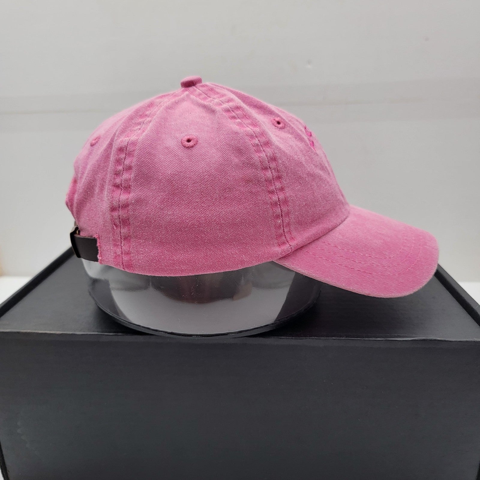 Block Island Hat Cap Strap Back Pink Embroidered Map Adams Casual Mens Cotton5