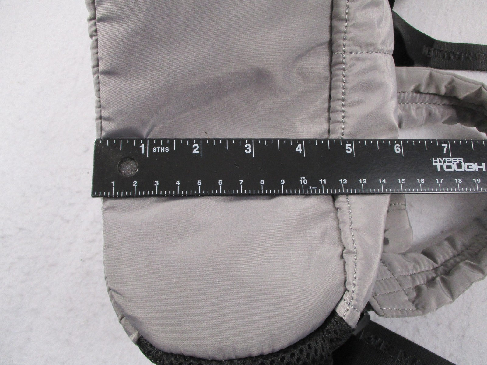 Steve Madden Backpack Womens Medium Gray Quilted Drawstring Travel Bag Pockets10