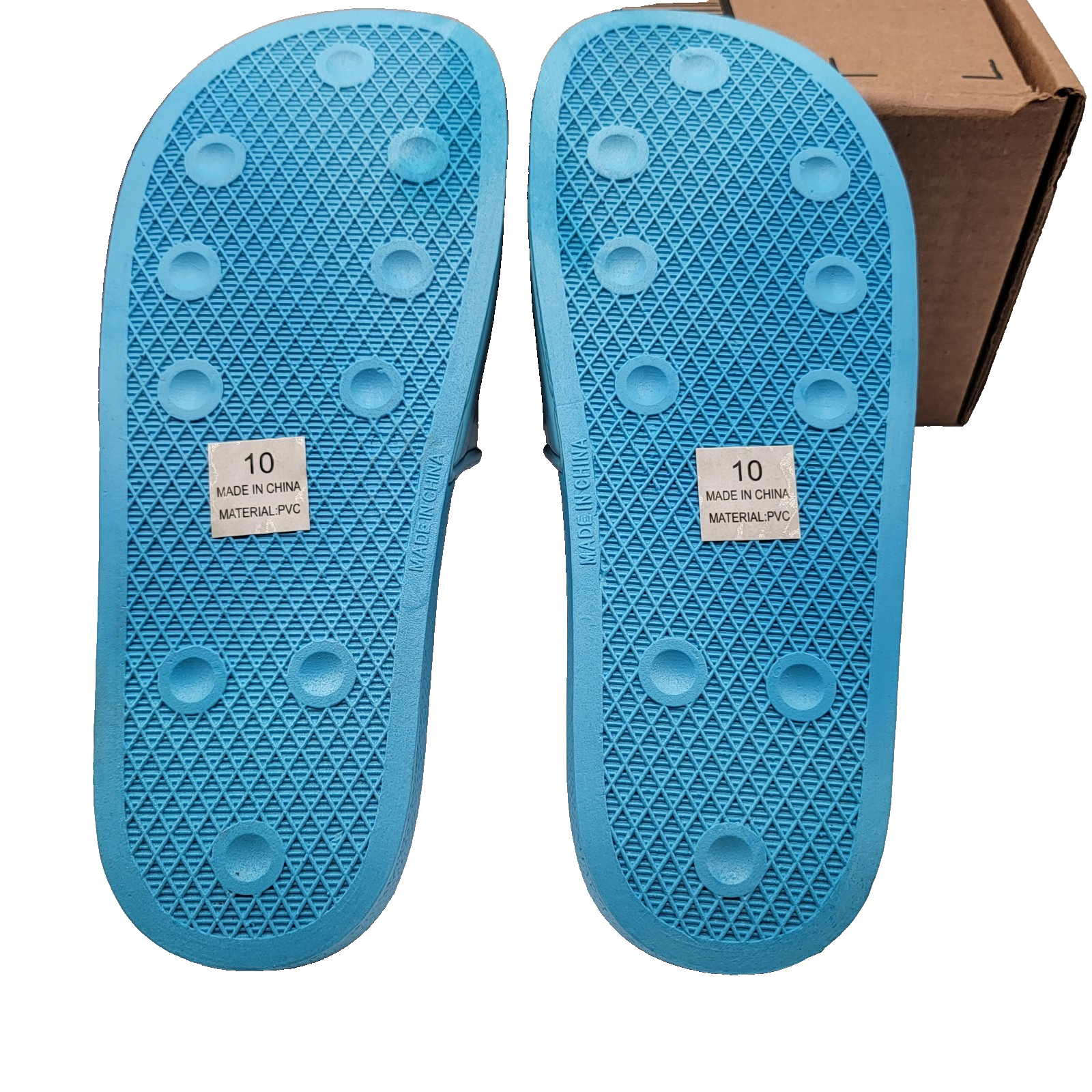 Aaliyah Blue Slide Shoes Mens Size 10 Graphic Slip On Sandals Hip Hop Art