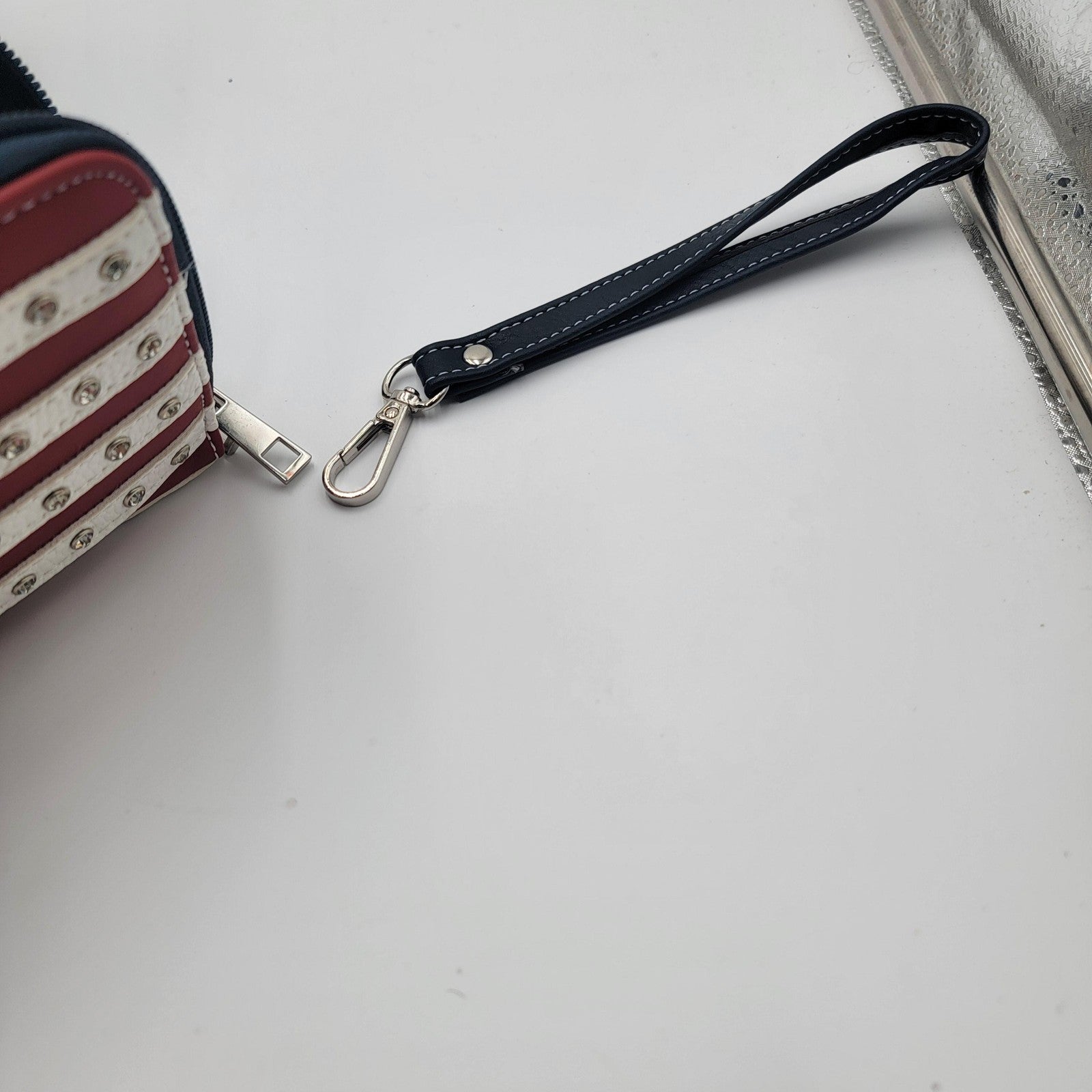 Montana West Purse Womens Shoulder Bag Studded Patriotic Handbag Wallet Set USA9