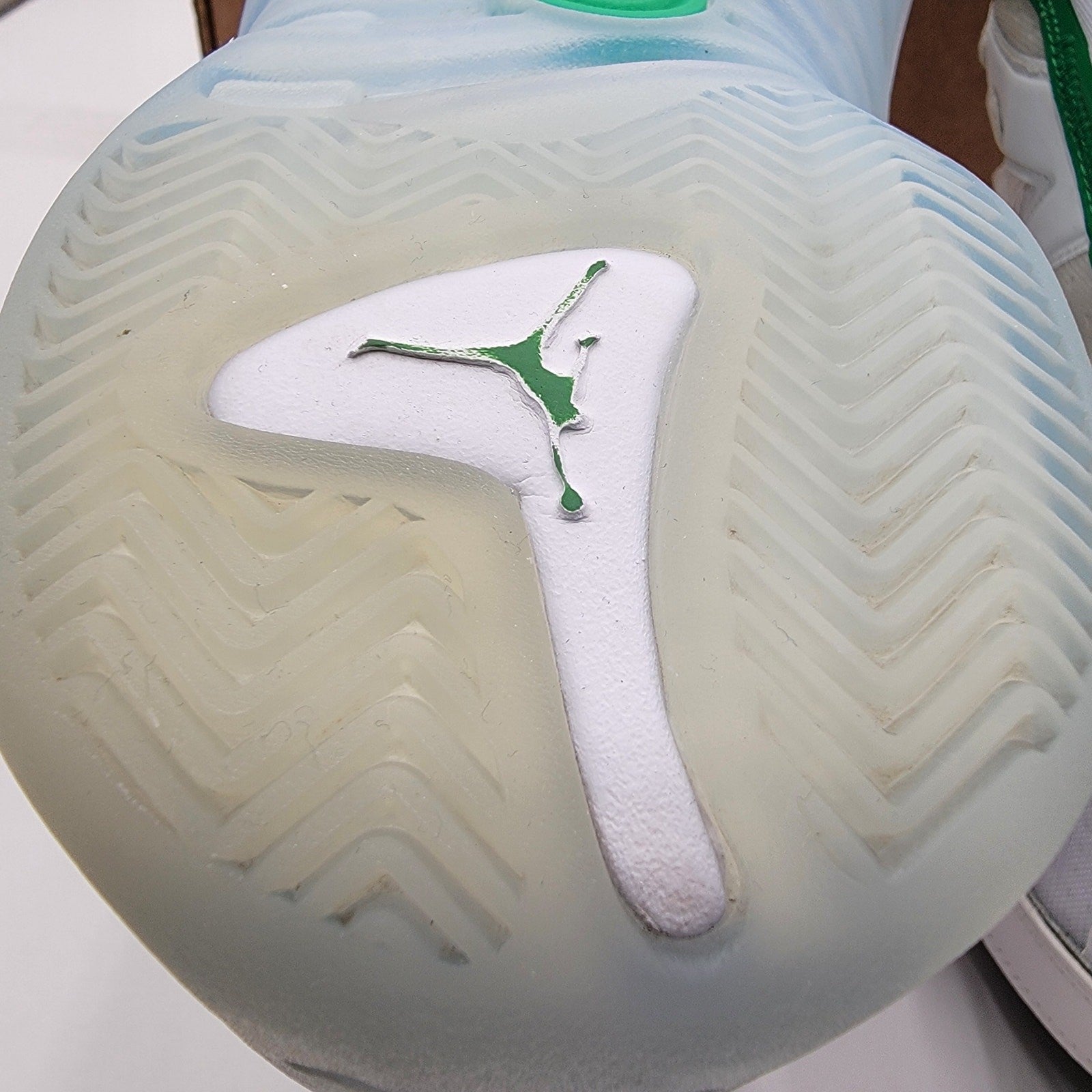 Nike Jumpman Two Trey 'White Lucky Green' Mens Sz 10.5 DJ1925130