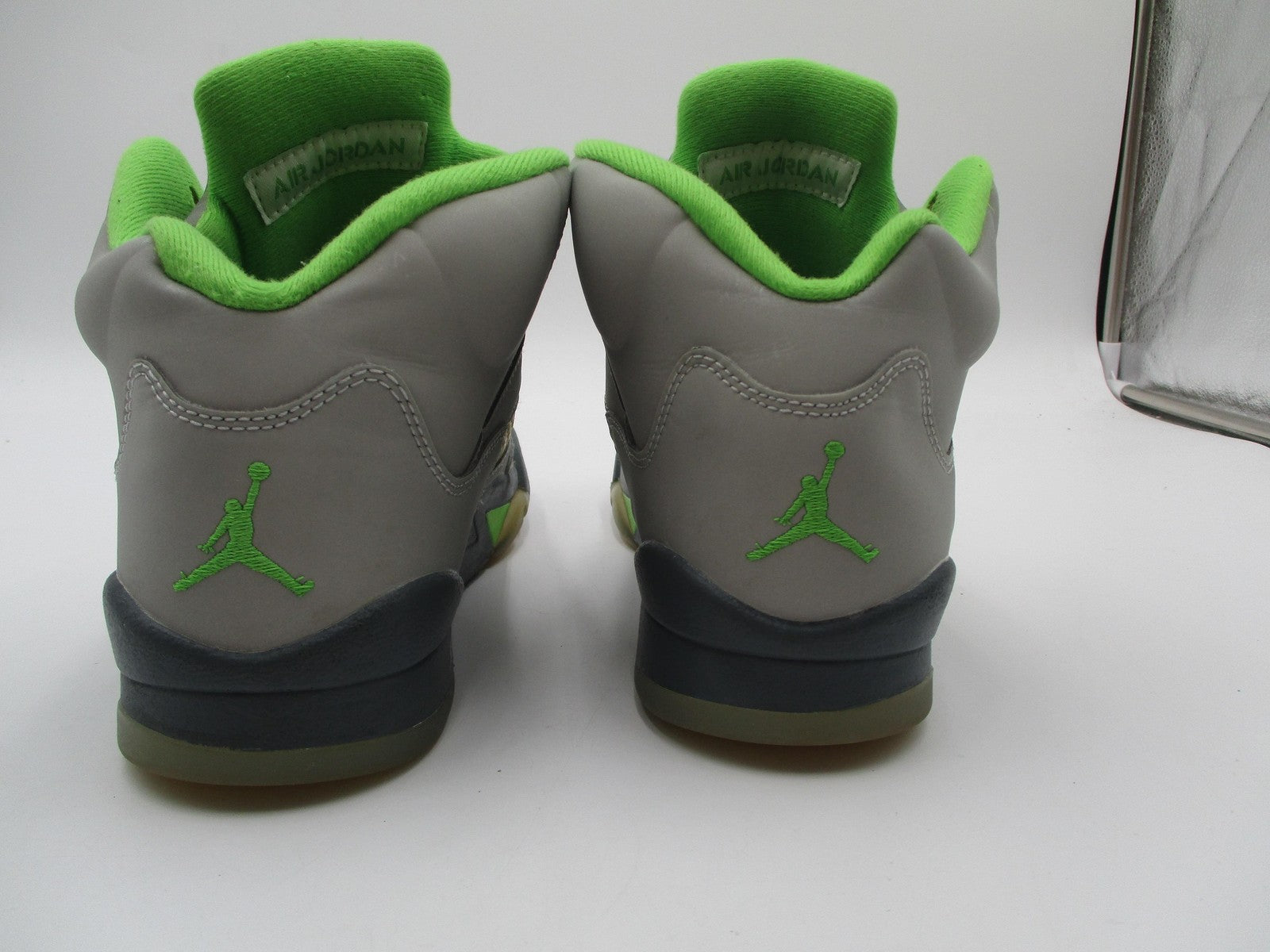 Nike Air Jordan 5 Retro Green Bean Shoes Youth Size 7Y Gray Volt GS DQ3734-0039