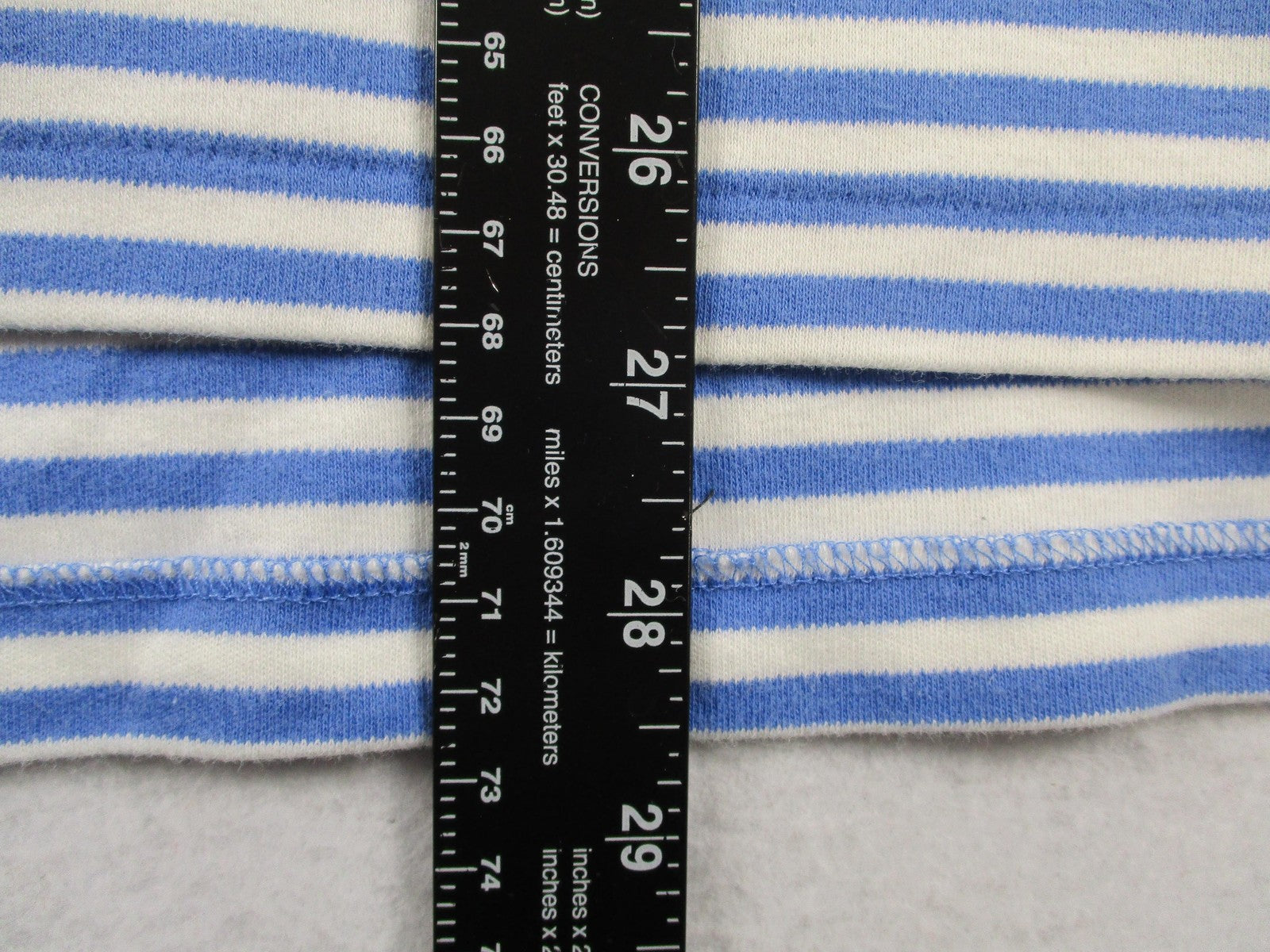 Polo By Ralph Lauren Polo Shirt Mens XL Blue White Striped Cotton Logo Casual4
