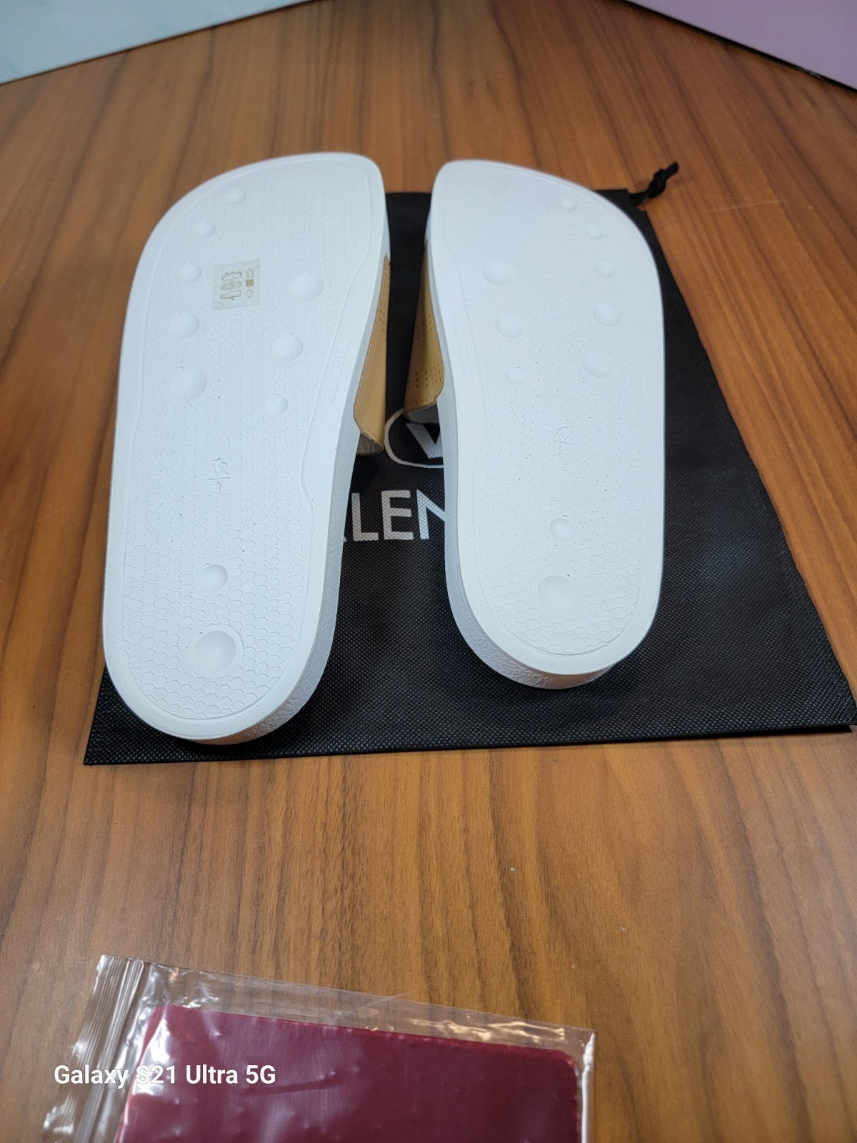 Valentino by Mario Valentino Logo Leather Slide Sandal Men Sz 9 EU 42 Tan4