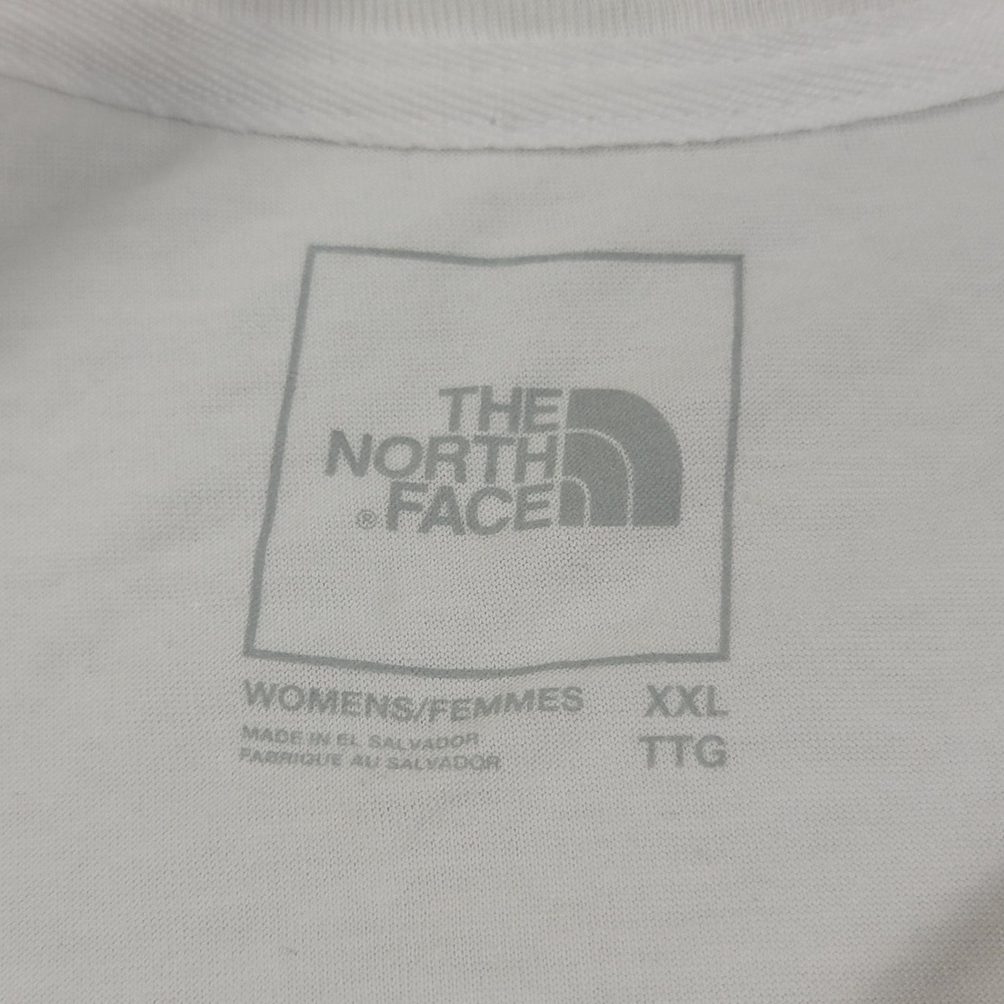 2 Pk The North Face Relaxed Fit White + Nike Yoga Dri Fit T Black Sz 2X