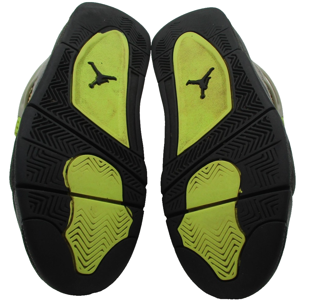 Jordan Air Jordan 4 Retro SE Shoes Mens Size 8 Gray Volt Neon 95 CT5342007 1U26
