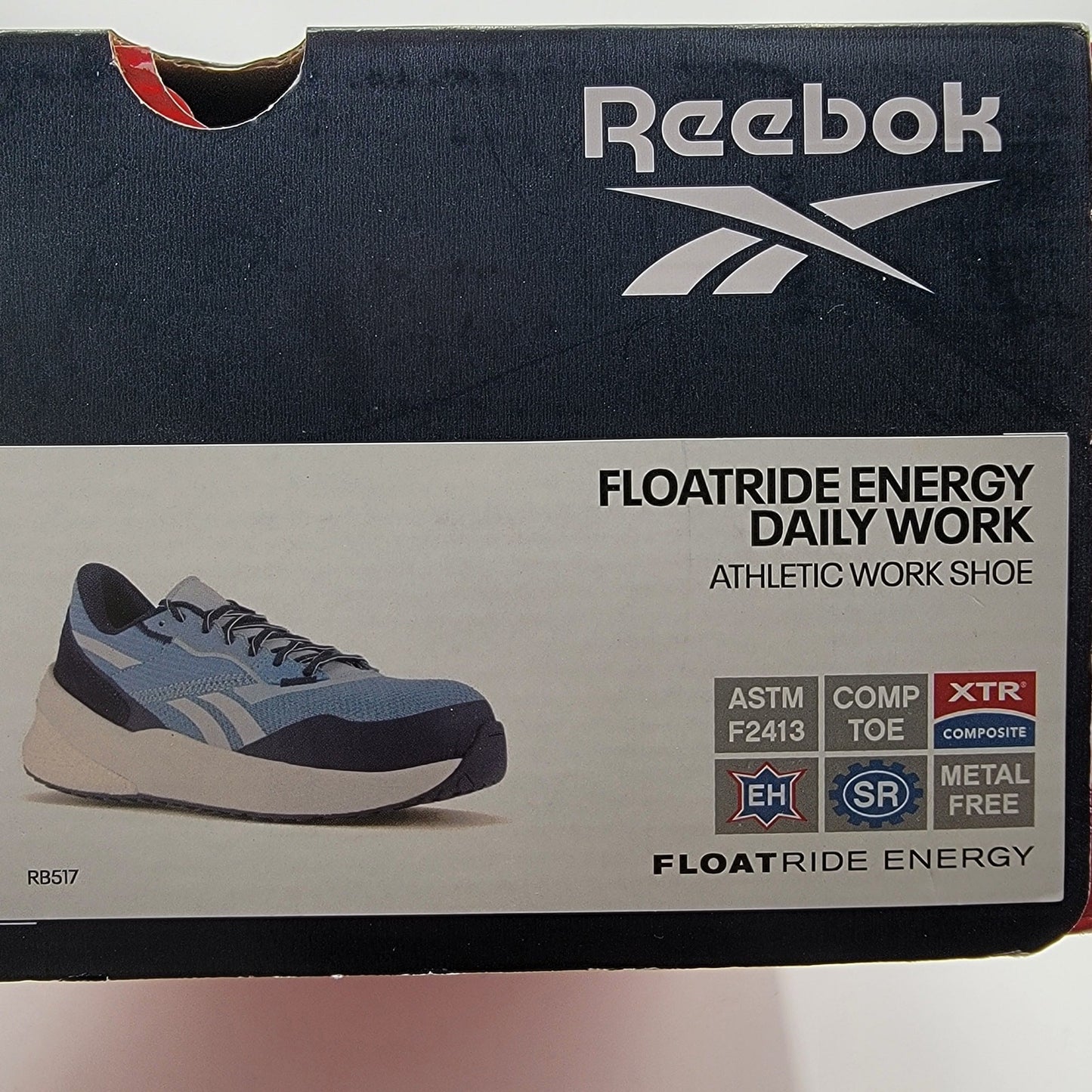 Reebok Floatride Energy Daily Athletic Work Shoe Blue Womens Sz 7.5W RB51710
