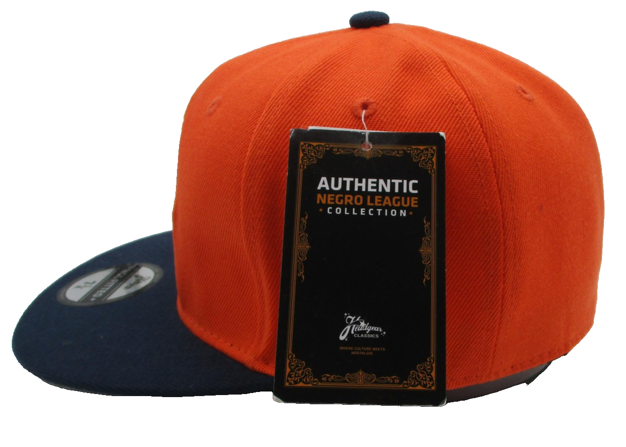 Detroit Stars Hat Cap Fitted Mens 7 1/4 Orange Negro Leagues Baseball Headgear1