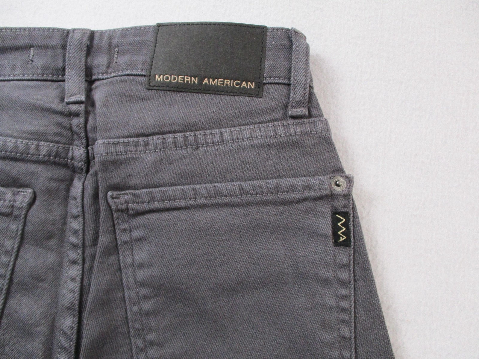 Modern American Savannah Jeans Womens 29 Gray High Rise Wide Leg Charcoal 14745