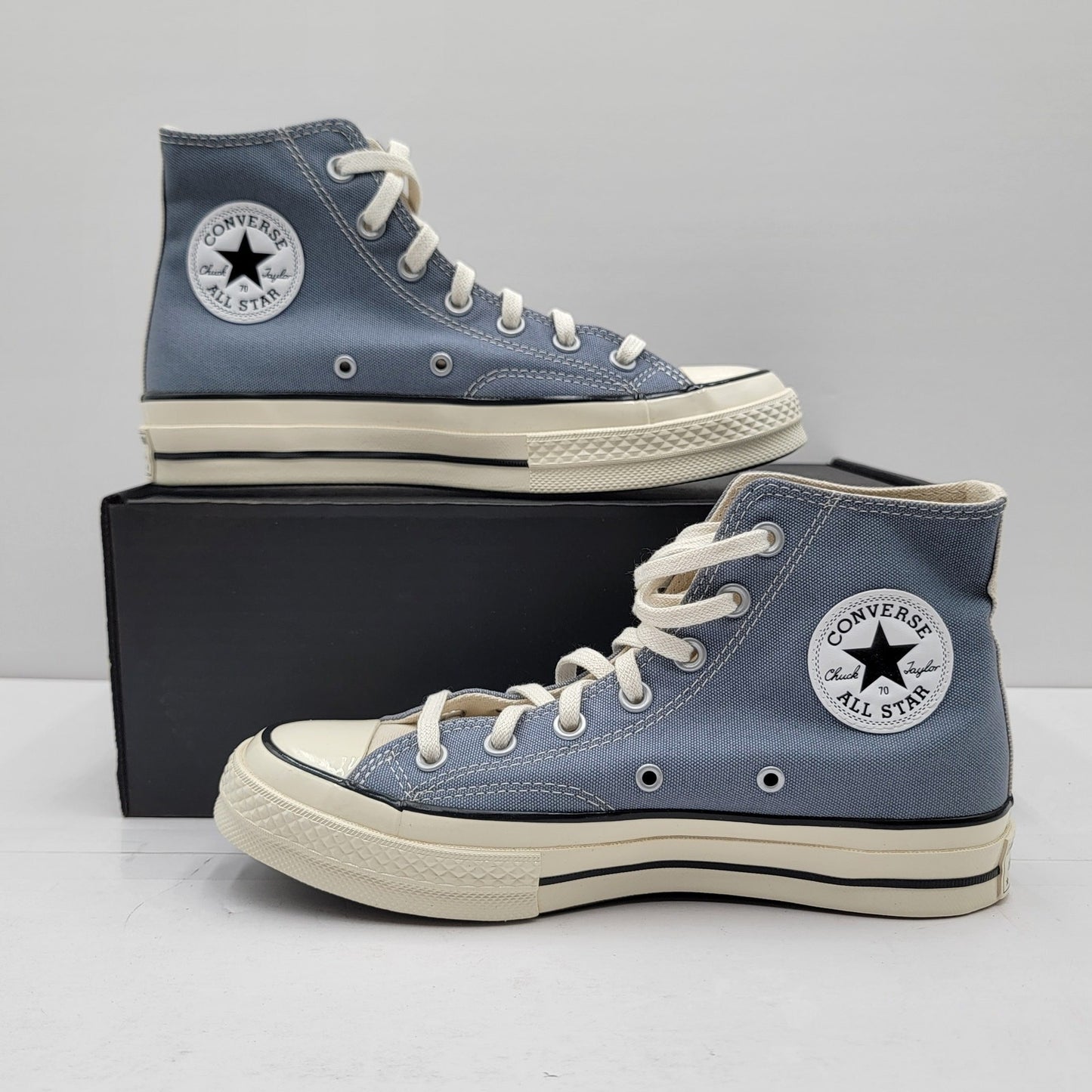 Custom Order Converse Chuck 70 Hi Blue, Size 6 Men 8 Women 1