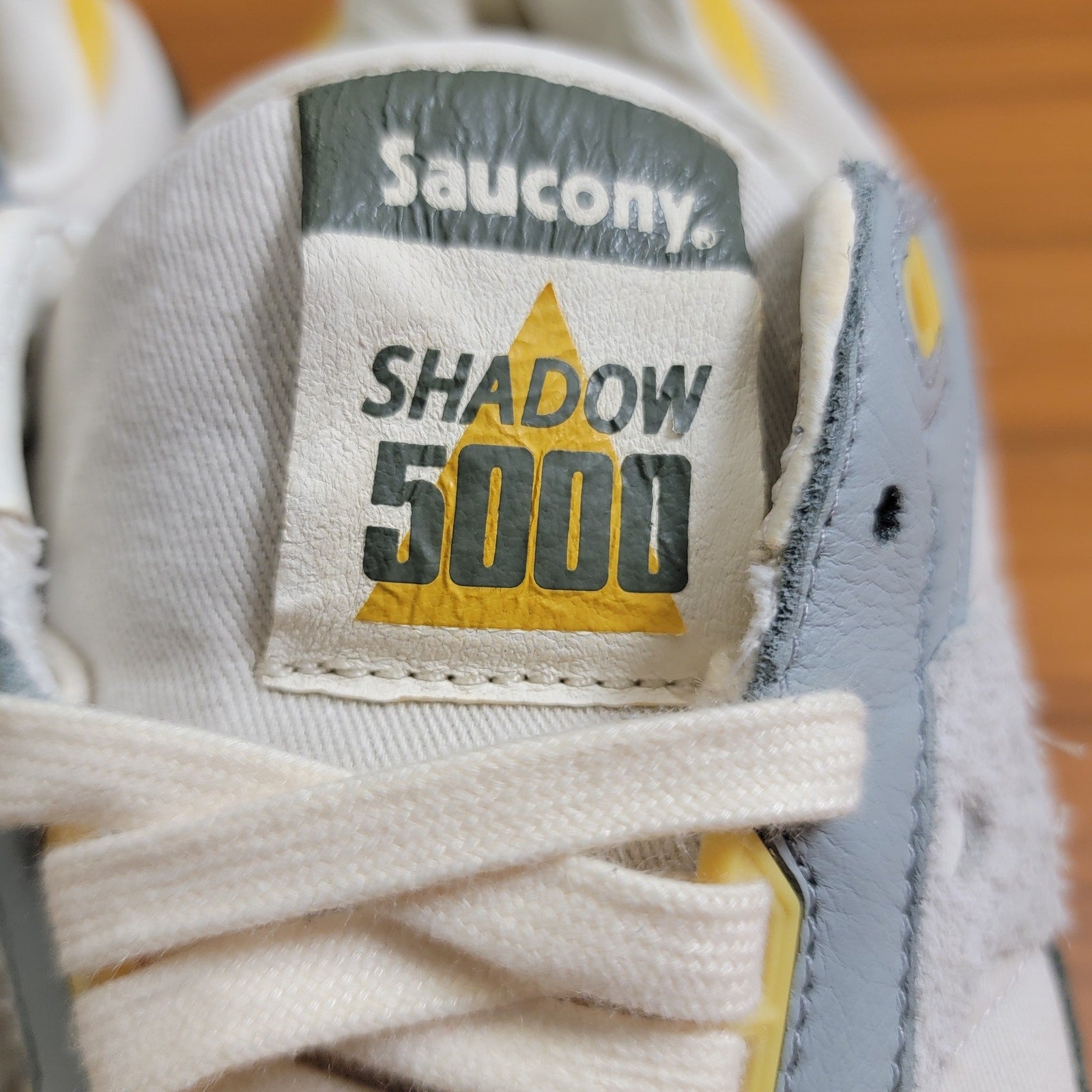Saucony Shadow 5000 Premium Lt Grey Green Sz 7.5 S70811 2