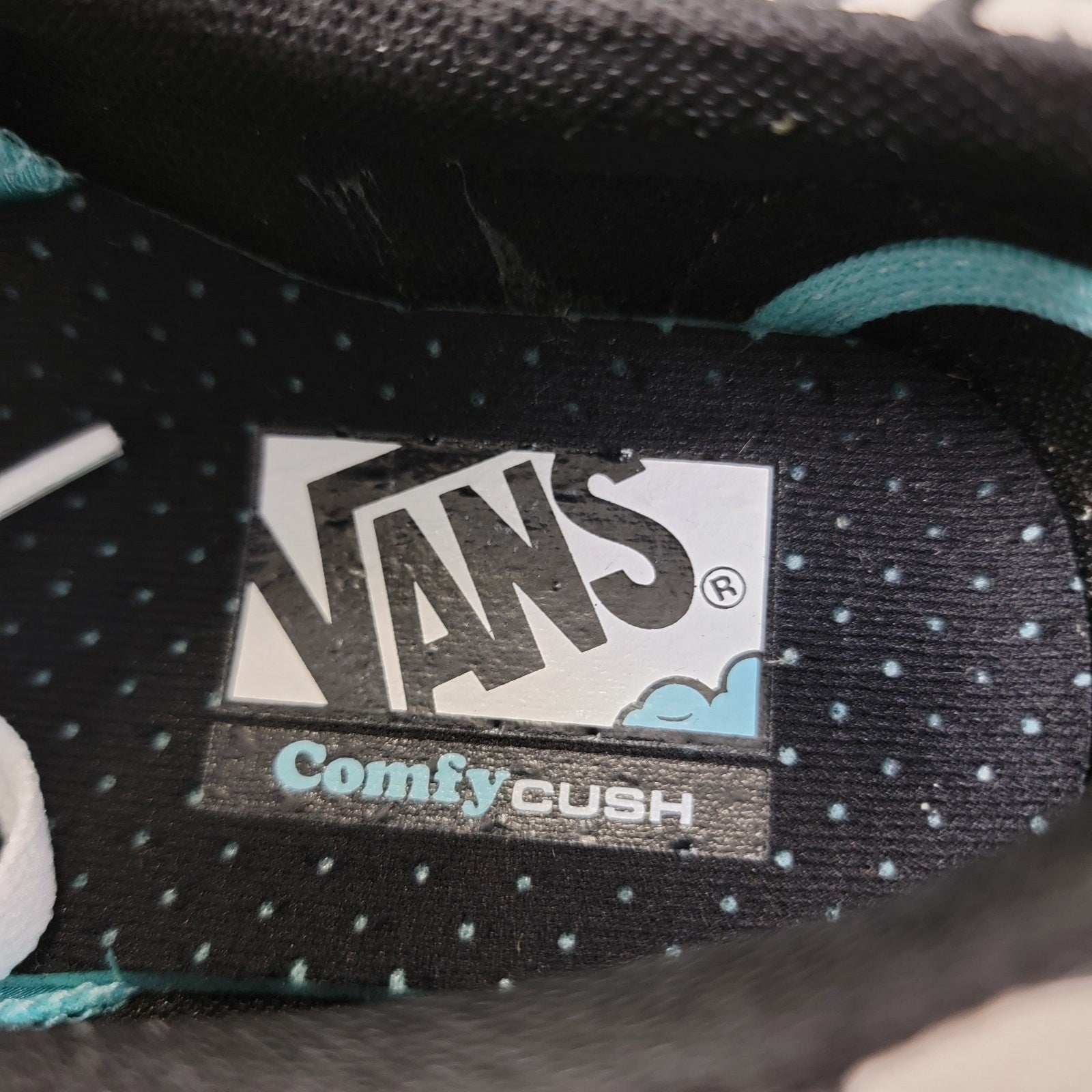 Vans ComfyCush Era Mixed Media Black/White Sz 4M/5.5W VN0A3WM917Q16