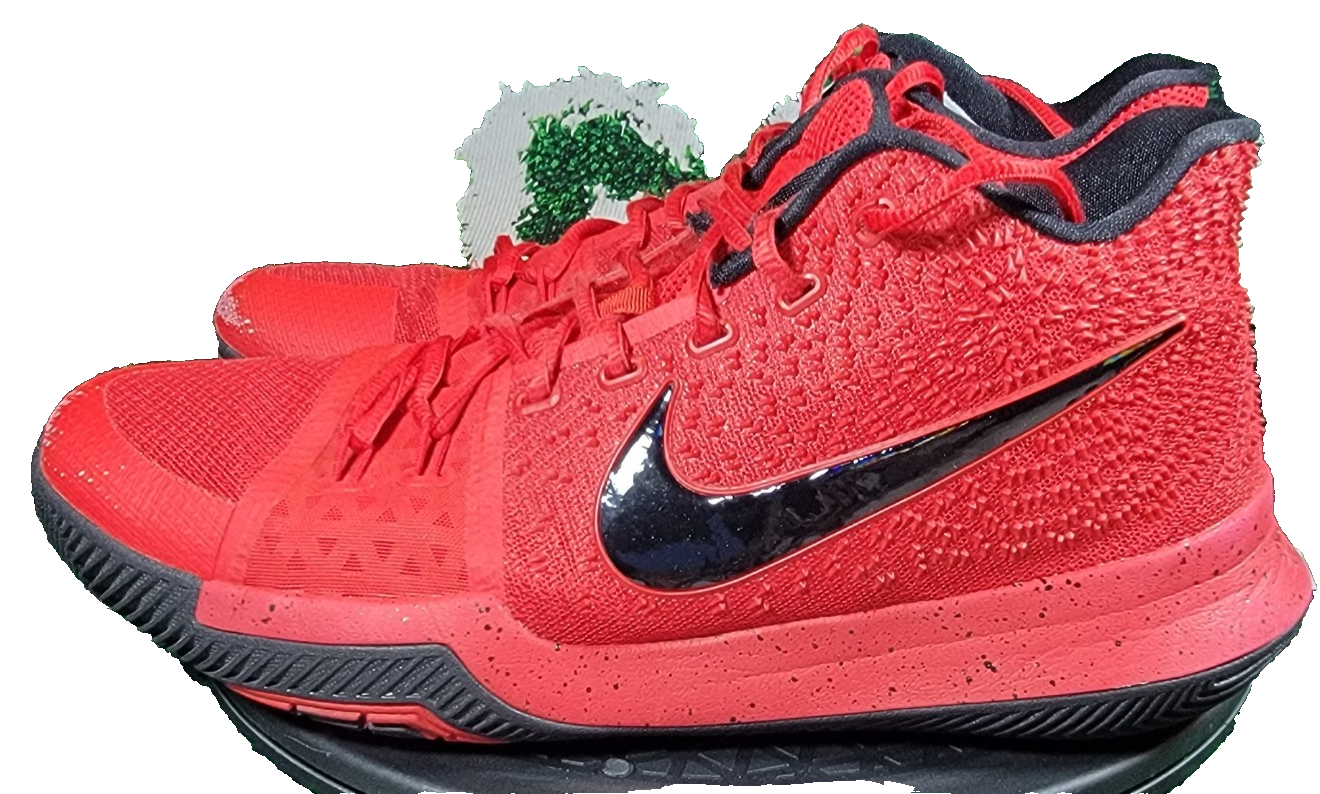 Nike Kyrie 3 Three Point Contest Candy Apple Red Shoes 852395600 Men Sz 11