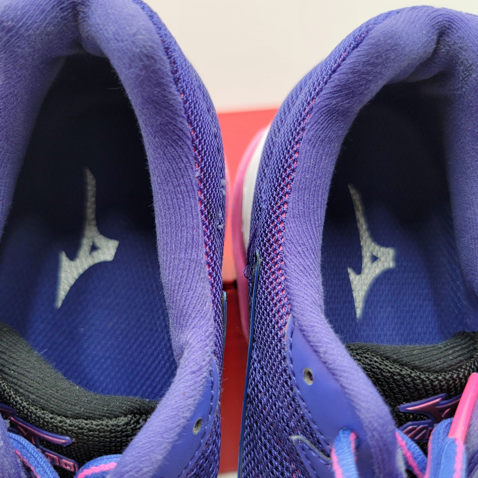 Women's Mizuno Wave Rider 20 Purple/Pink Sz 9 (251) J1GD1703096
