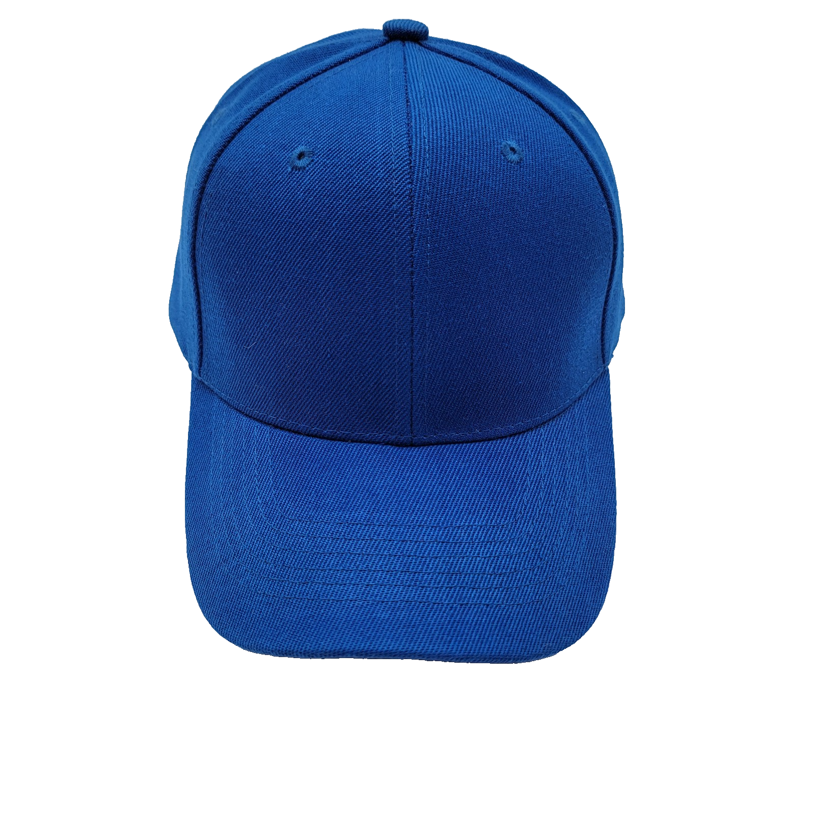 Royal Blue Adjustable Baseball Cap Unbranded Adult Hat Acrylic Wool Preowned0
