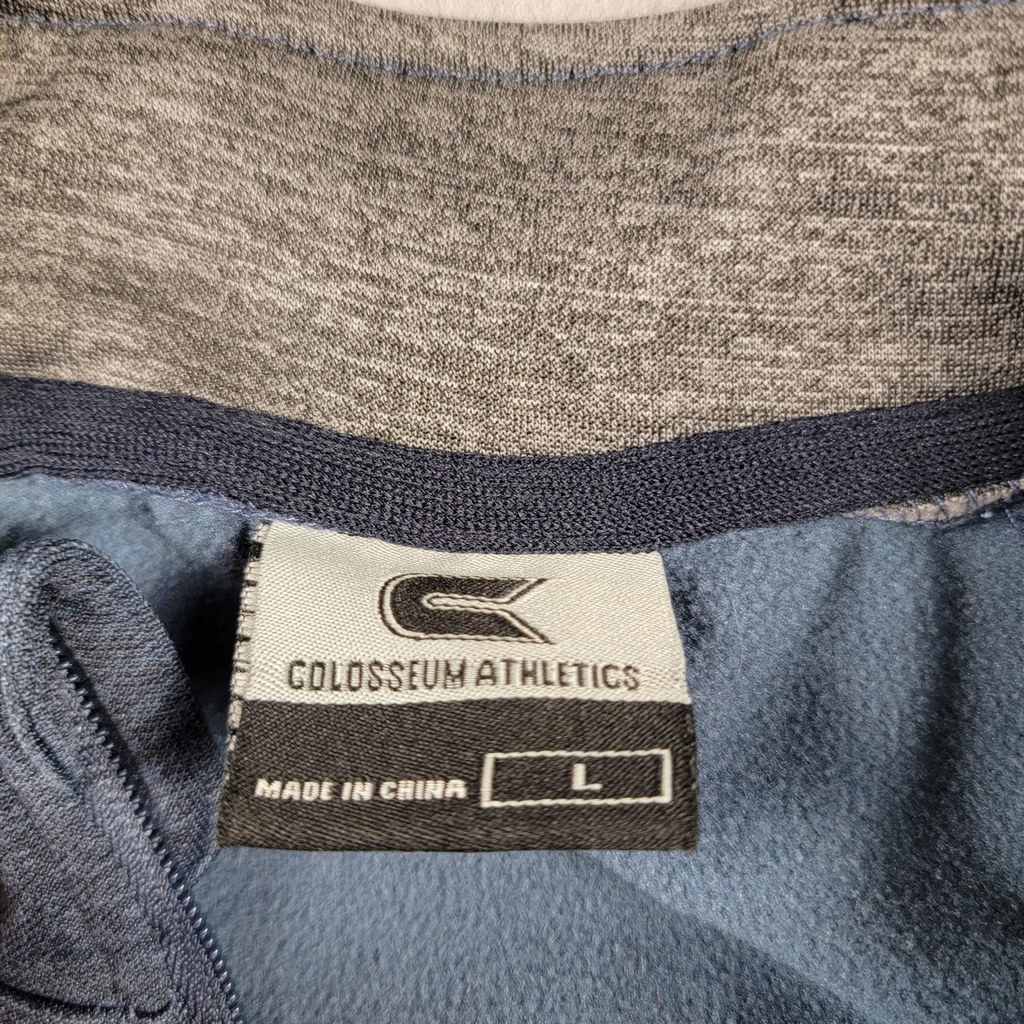 Colosseum Athletics Pullover Mens Large 1/4 Zip Sweater Lightweight Casual