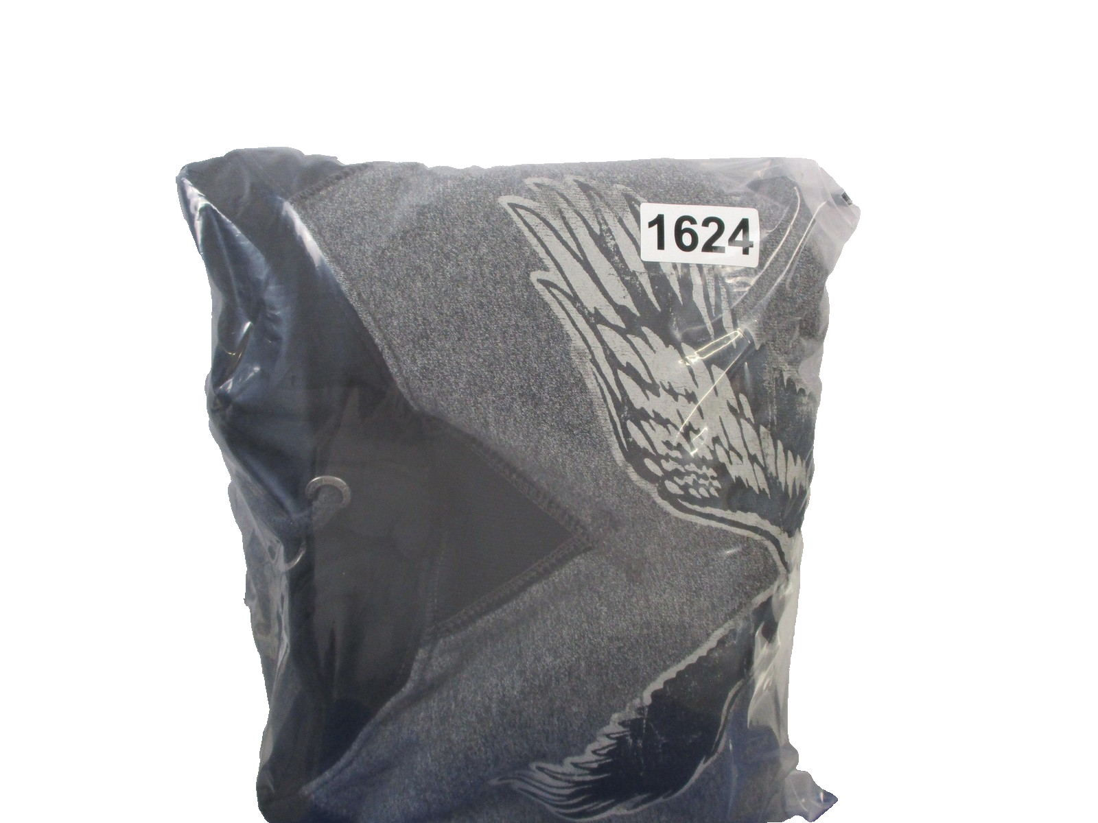 American Eagle Outfitters Hoodie Mens Large Gray Fleece Sweatshirt Eagle Graphic12