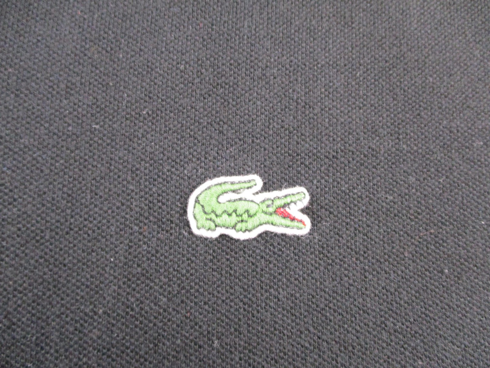 Lacoste Polo Shirt Mens 3XL Black 100% Cotton Crocodile Logo Short Sleeve Pique2