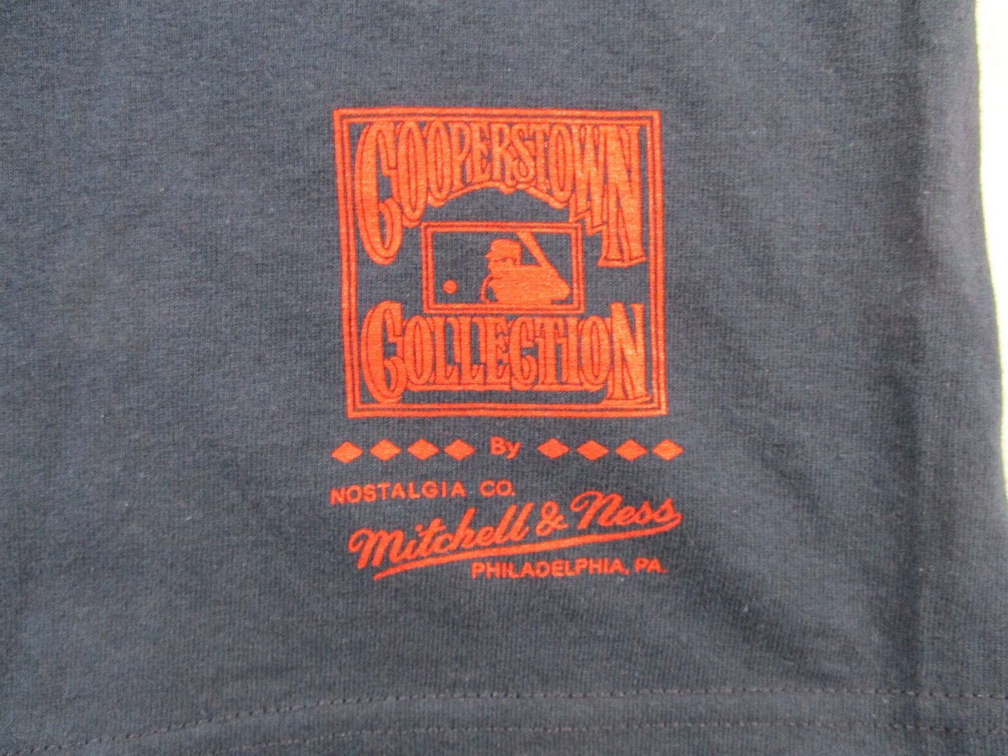 Boston Red Sox Shirt Blue MLB Cooperstown Mitchell & Ness NWT