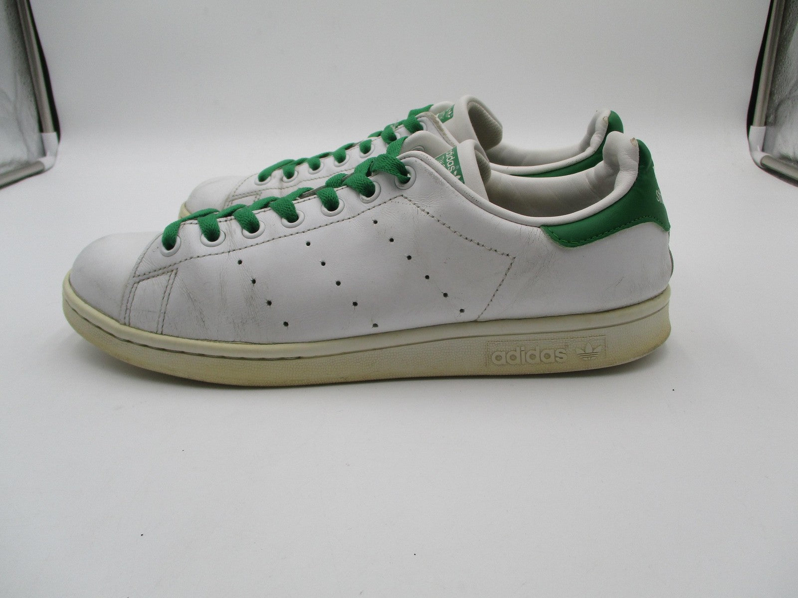 Adidas Stan Smith Shoes Mens Size 10 White Green Leather Tennis Sneakers M203244