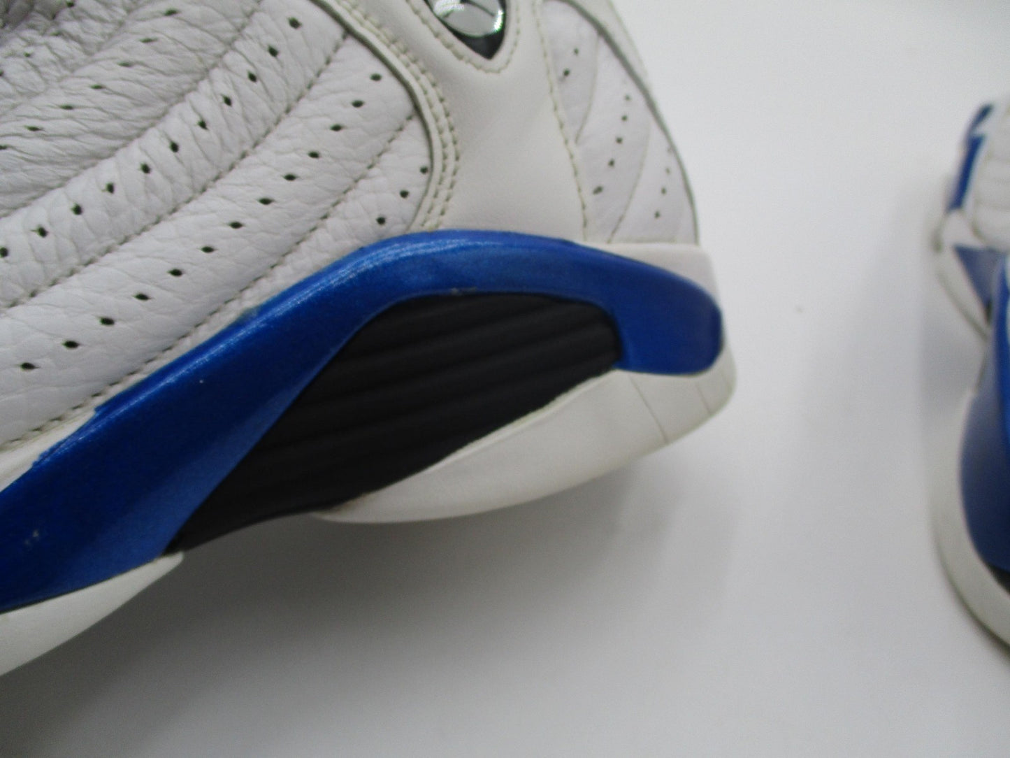 Jordan Air Jordan 14 Retro Shoes Youth Size 5.5Y White Blue Sneakers 487524-10411