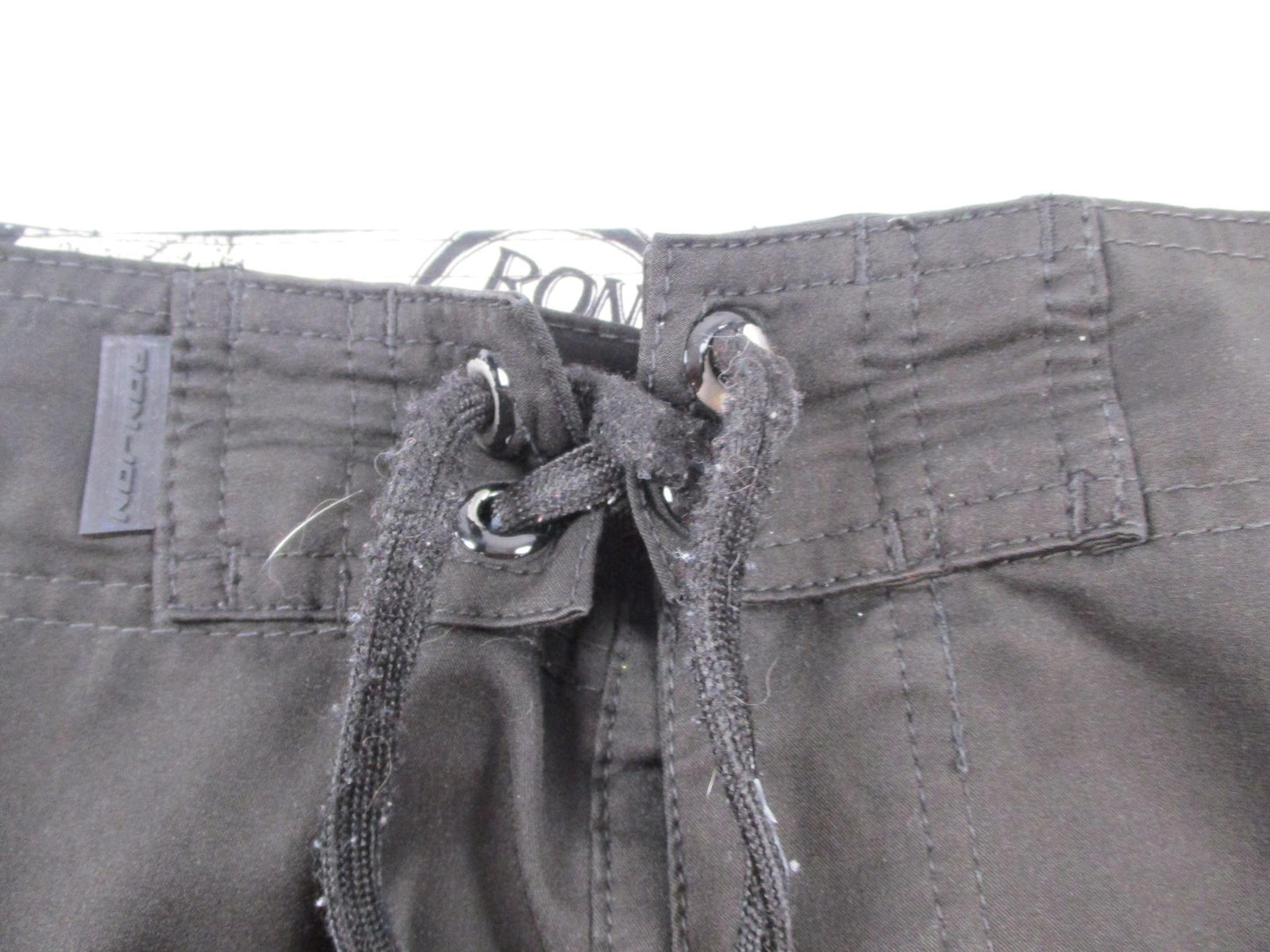 Ron Jon Surf Shop Board Shorts Mens Size 34 Black Quick Dry Surf Swim Trunks4