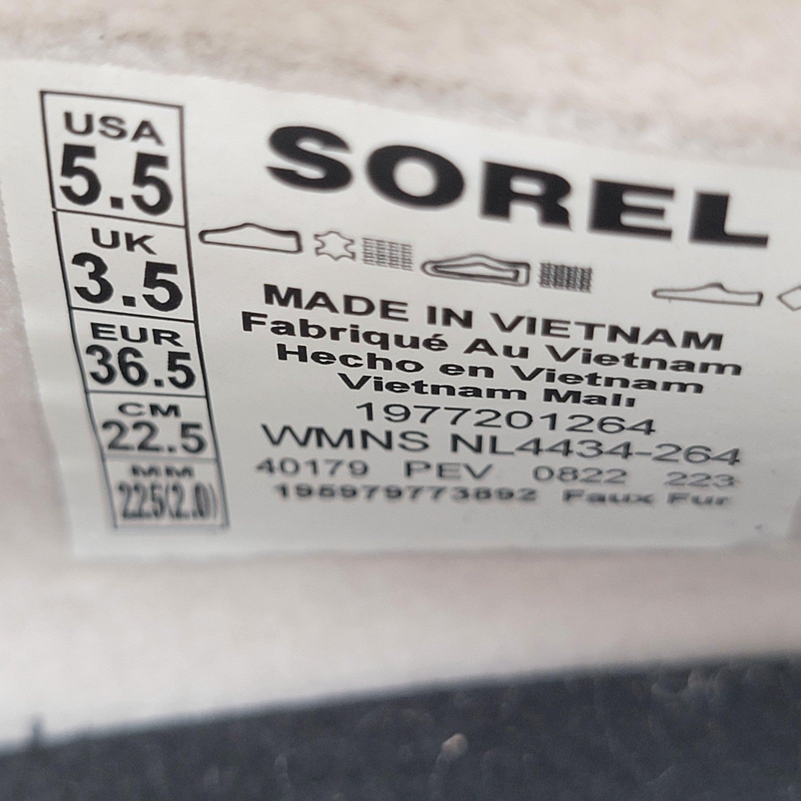 Sorel Out N About III Conquest WP Shoes Wmns Size 5.5 Waterproof Fur Lined Boots8