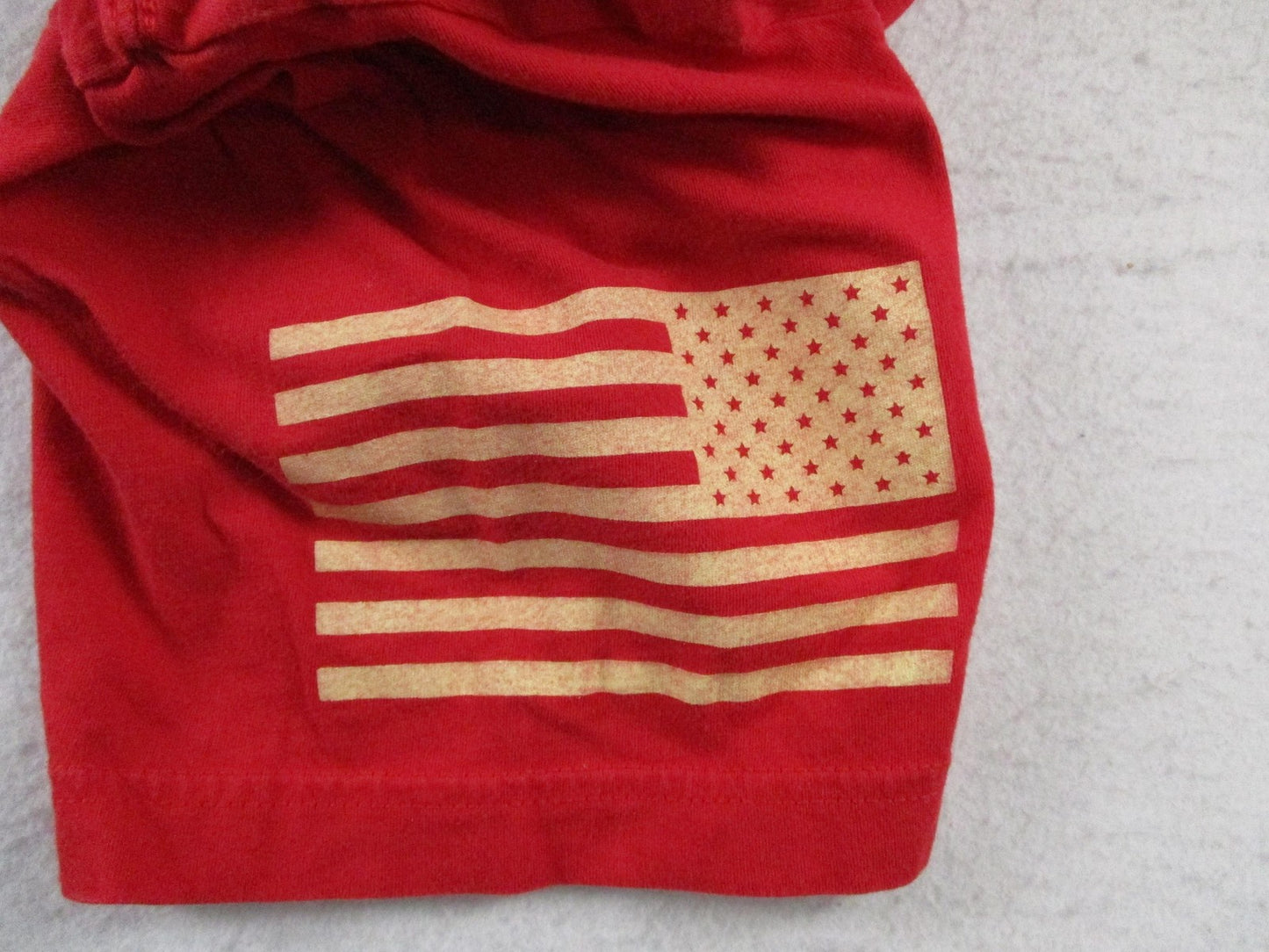 Grunt Style Shirt Mens 2XL Red Be Mine Heart Flag Ammo Graphic Tee Patriotic4