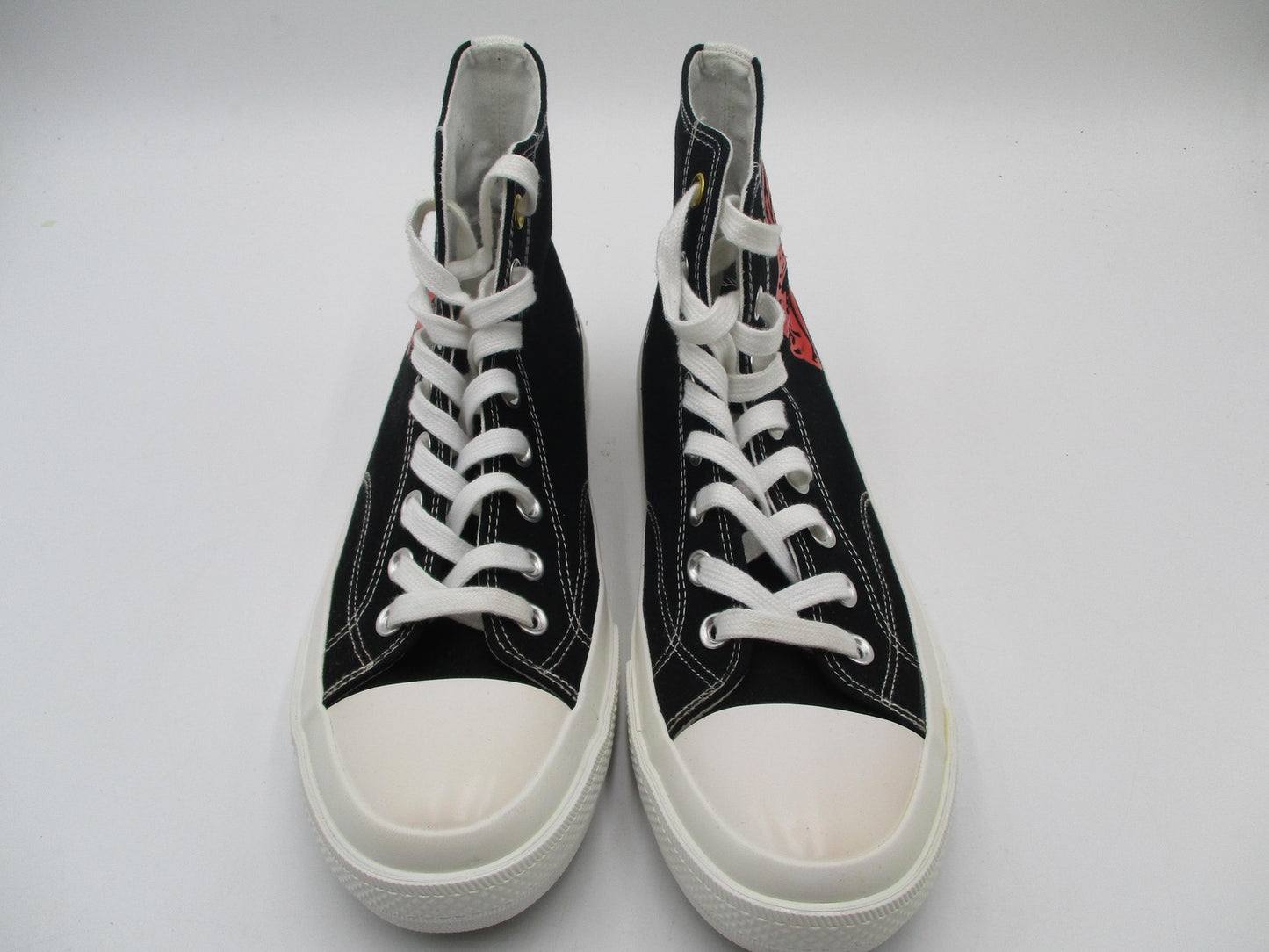 Darc Sport High Top W1DIOS Shoes Mens Size 10 Black Red Wolves Club Sneakers10