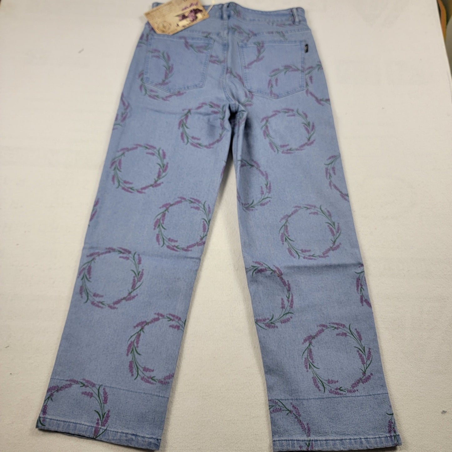 The Hideout Clothing Valensole Lavender Circle Jeans Sz 34 (XL)1