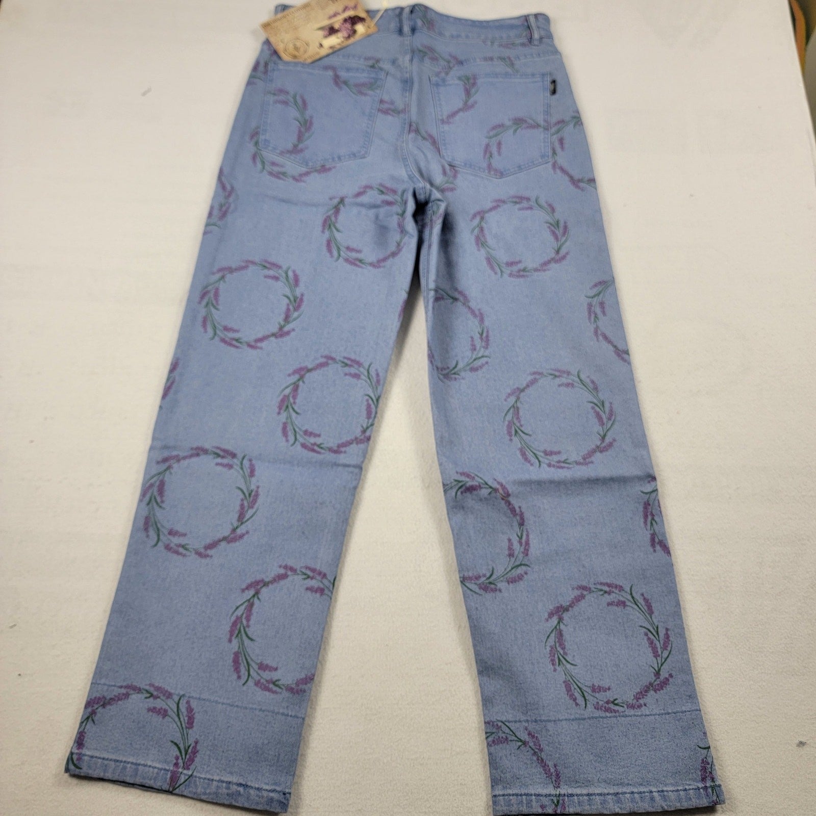 The Hideout Clothing Valensole Lavender Circle Jeans Sz 34 (XL)1
