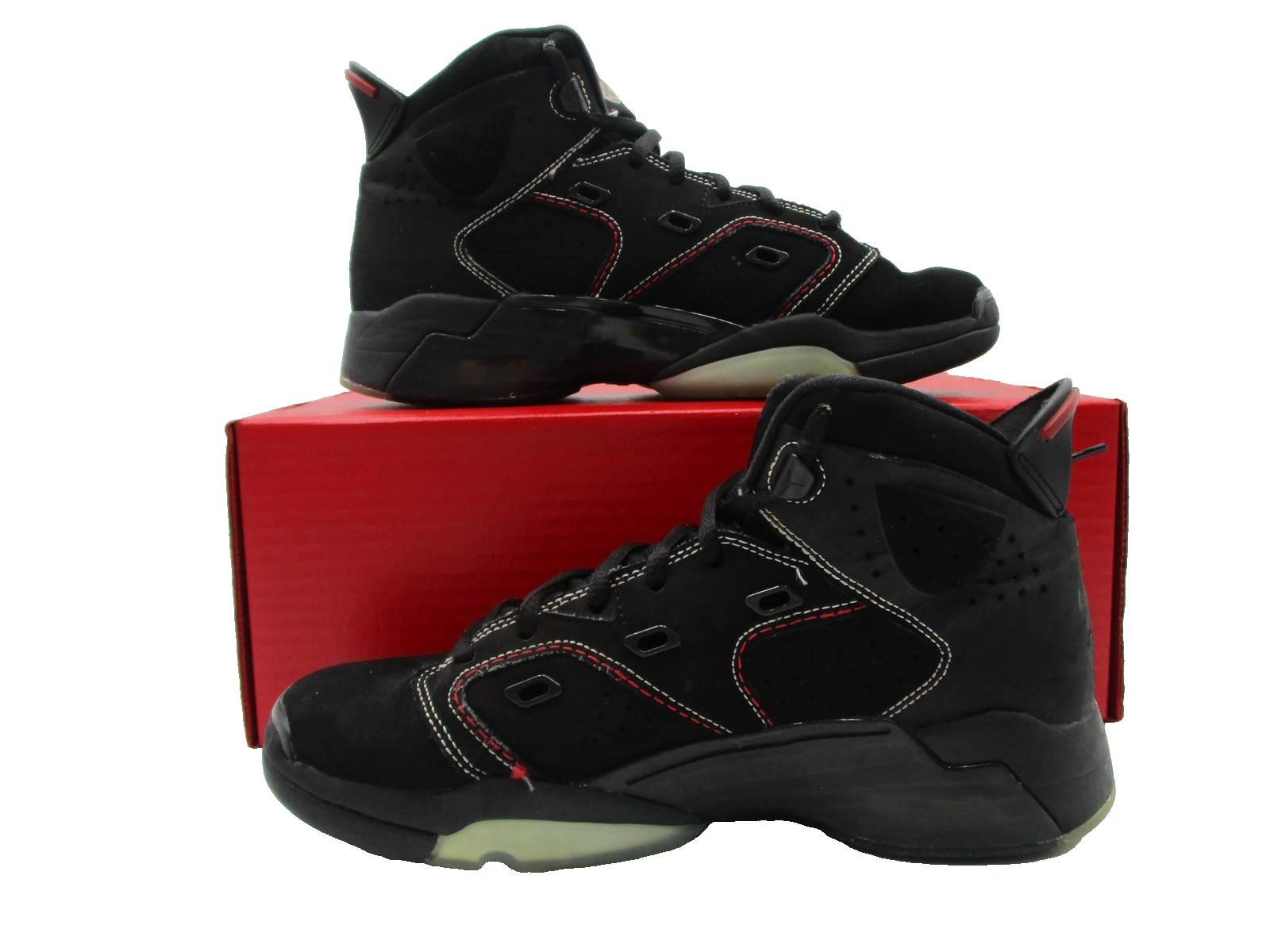 Nike Air Jordan 61723 Shoes Youth Size 7Y Black Red Basketball DM1159003 1K71