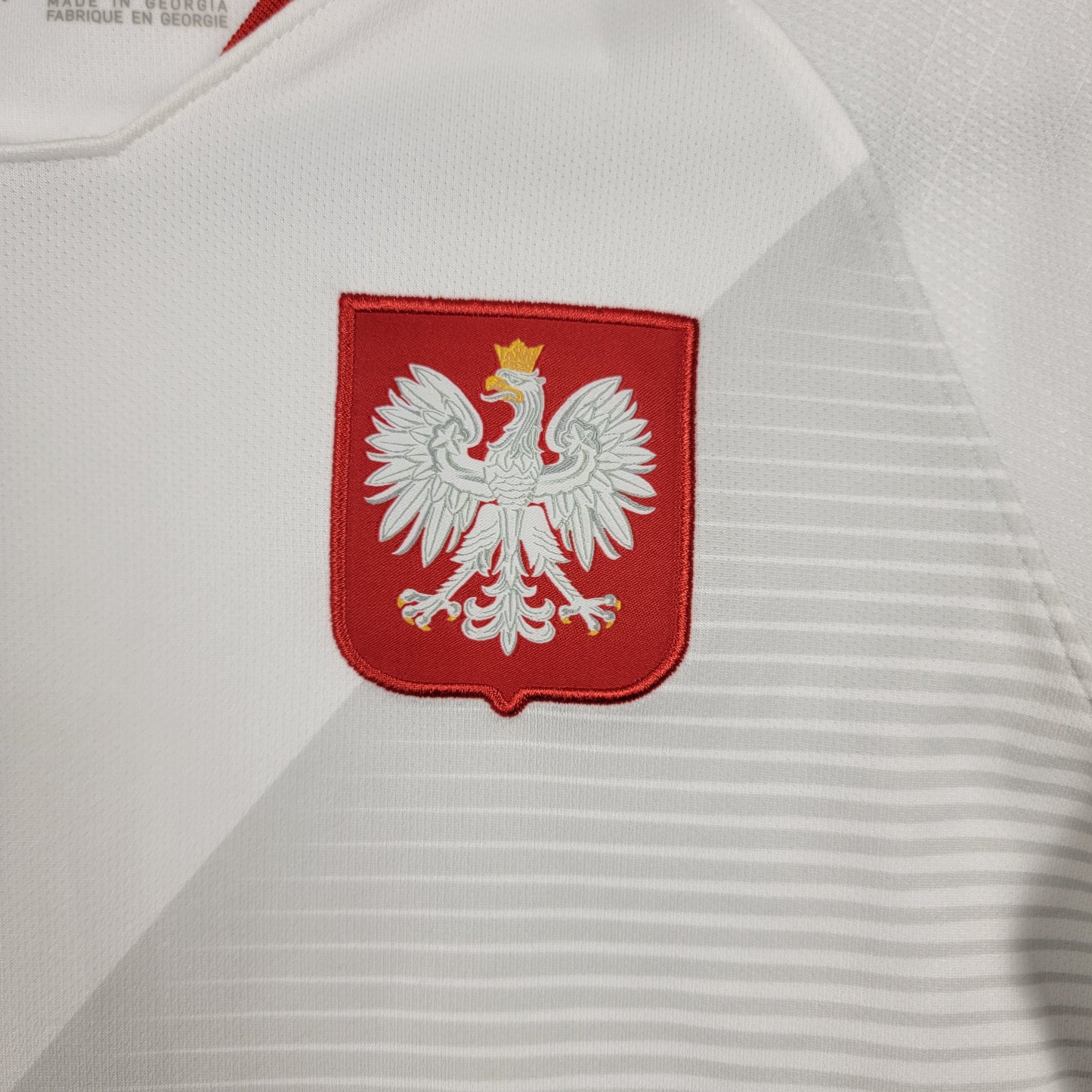 Nike Poland 2018 Home Soccer Jersey Youth L White Red Dri-FIT Preowned2
