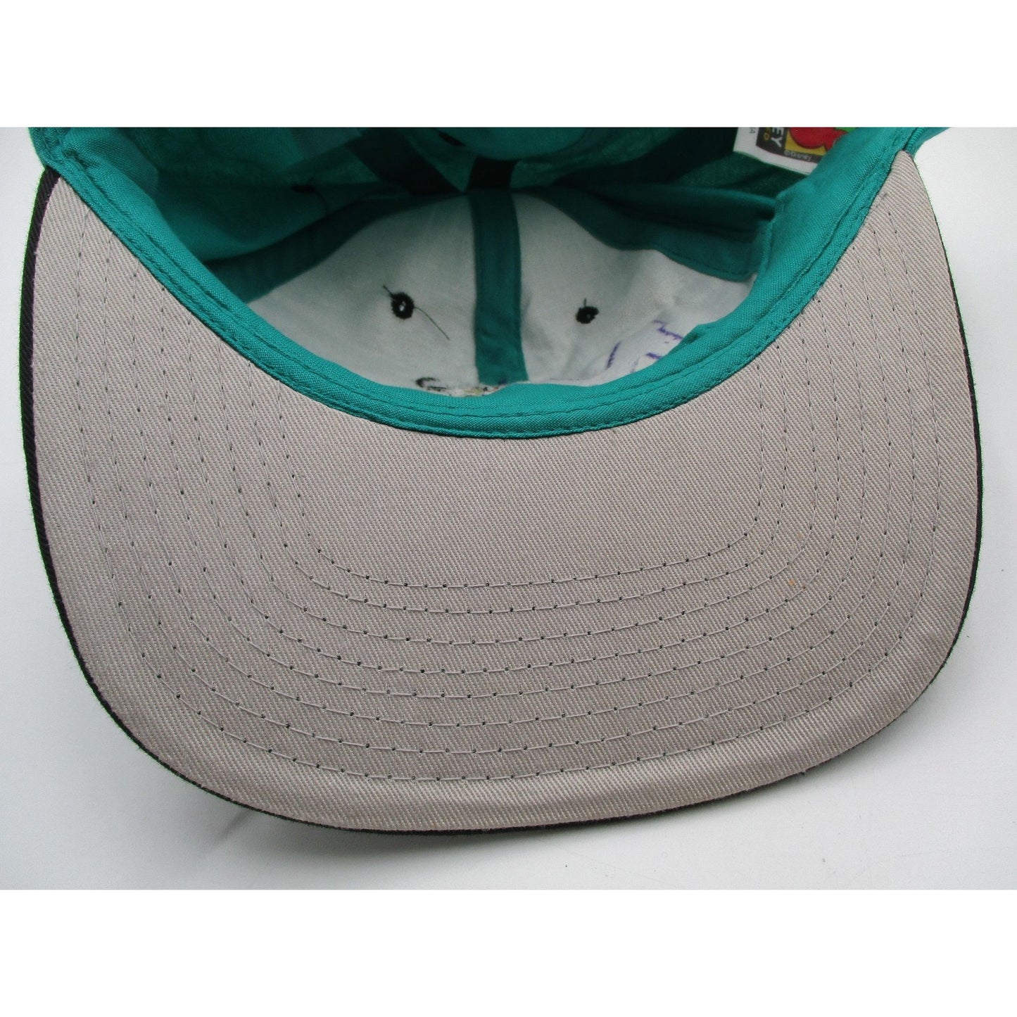 Vintage Mickey Unlimited Hat Cap Snap Back Mens One Size Green Mickey Mouse Nwt