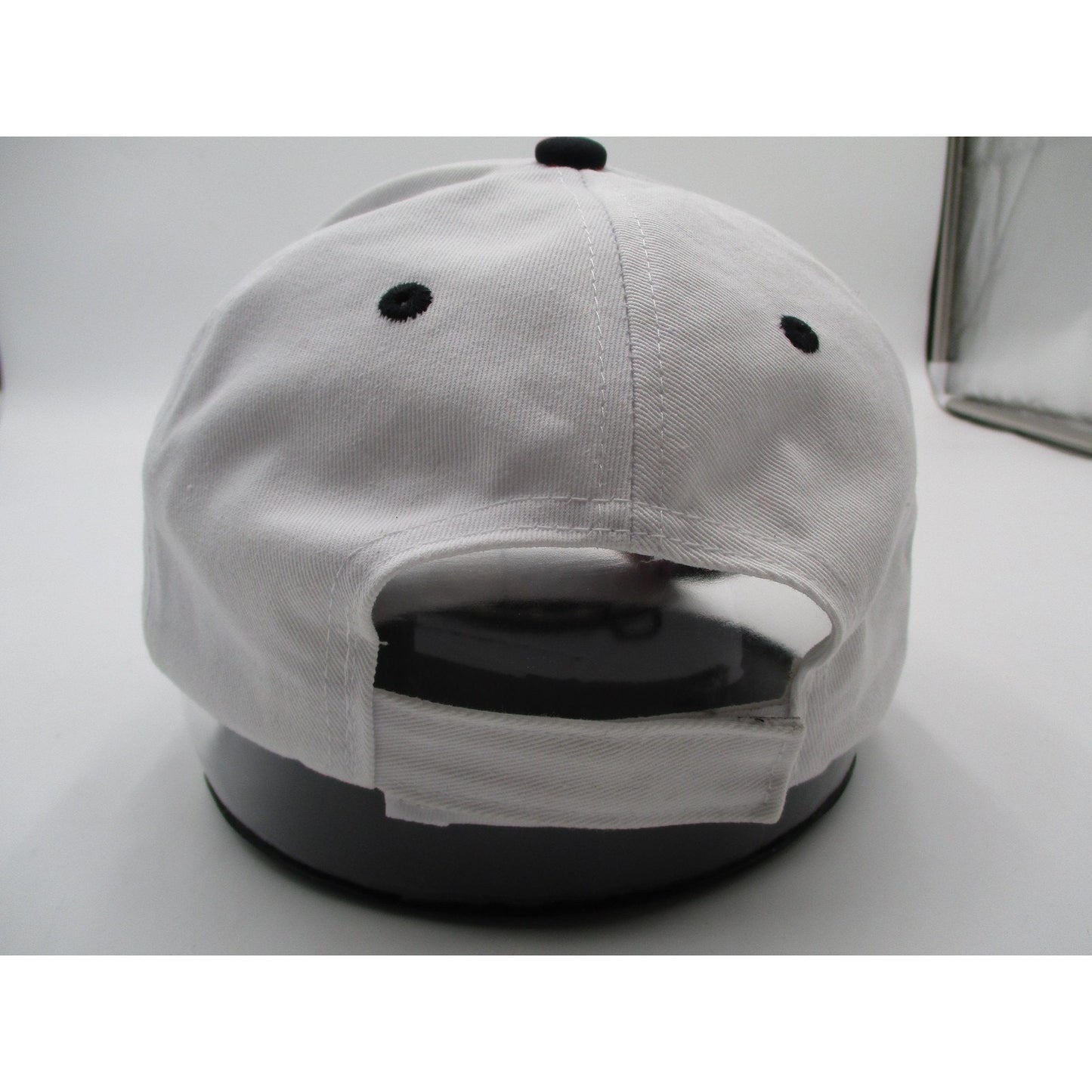 Mykonos Hat Cap Strap Back Mens One Size Floral Brim White Twill Karfil Greece Preowned