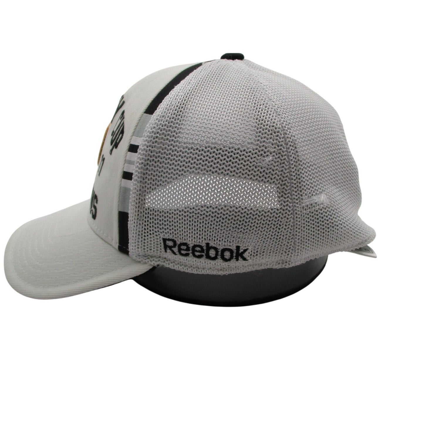 Boston Bruins Hat Cap Fitted One Size White Nhl Hockey Mens Stanley Cup Reebok
