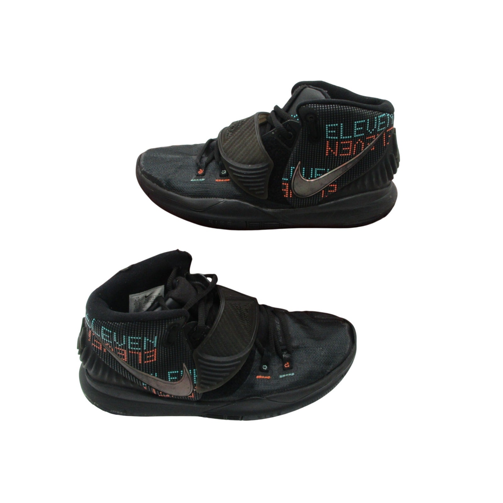 Nike Kyrie 6 GS Eleven BQ5599-006 Black Youth 6.5Y Used 1I81