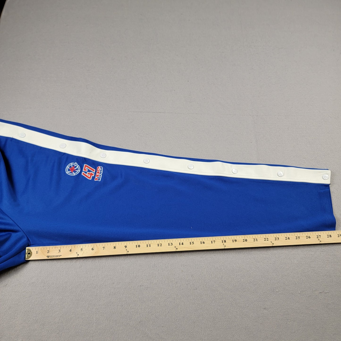 LRG Lifted Research Group Point Guard Knit Pants Medium Cobalt Blue Snap NWT9