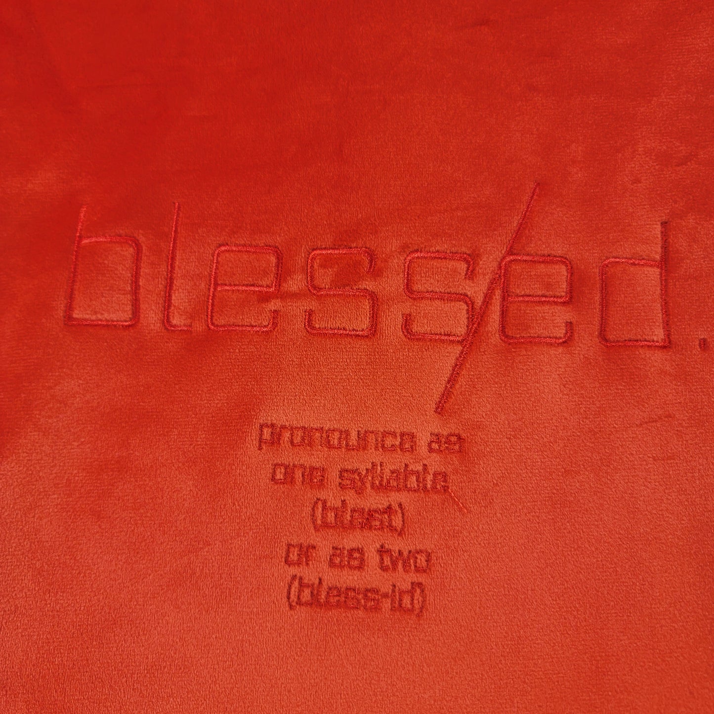 The Hideout Clothing Blessed Rich Essence Hoodie Mens Small Red NWT Ltd 350 Made1