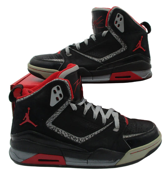 Jordan SC-2 Flight Bred Black Varsity Red Cement 454050-011 Mens 10 Used 1I60