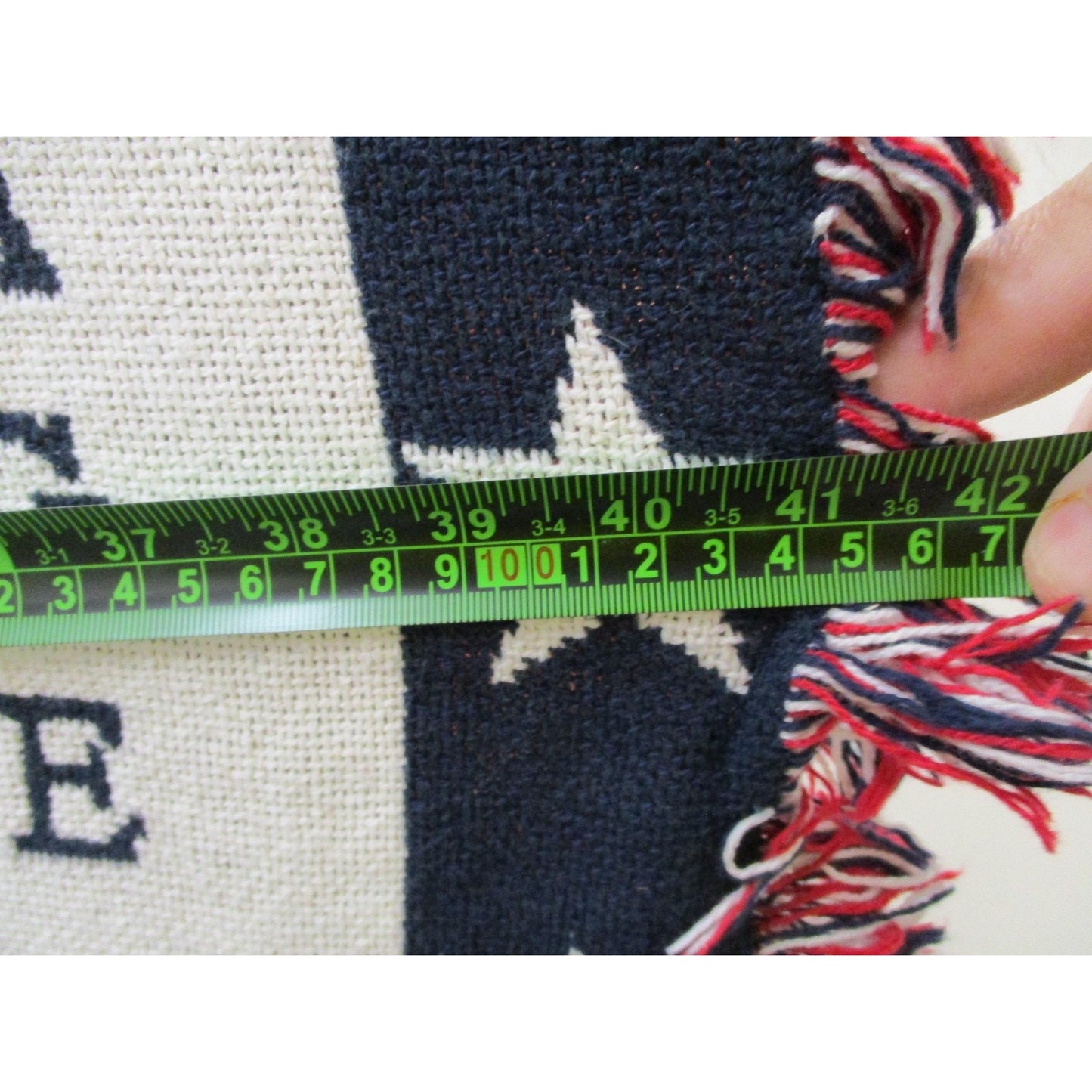 West Palm Beach Fire Rescue Red White Blue Patriotic Reversible Throw Blanket