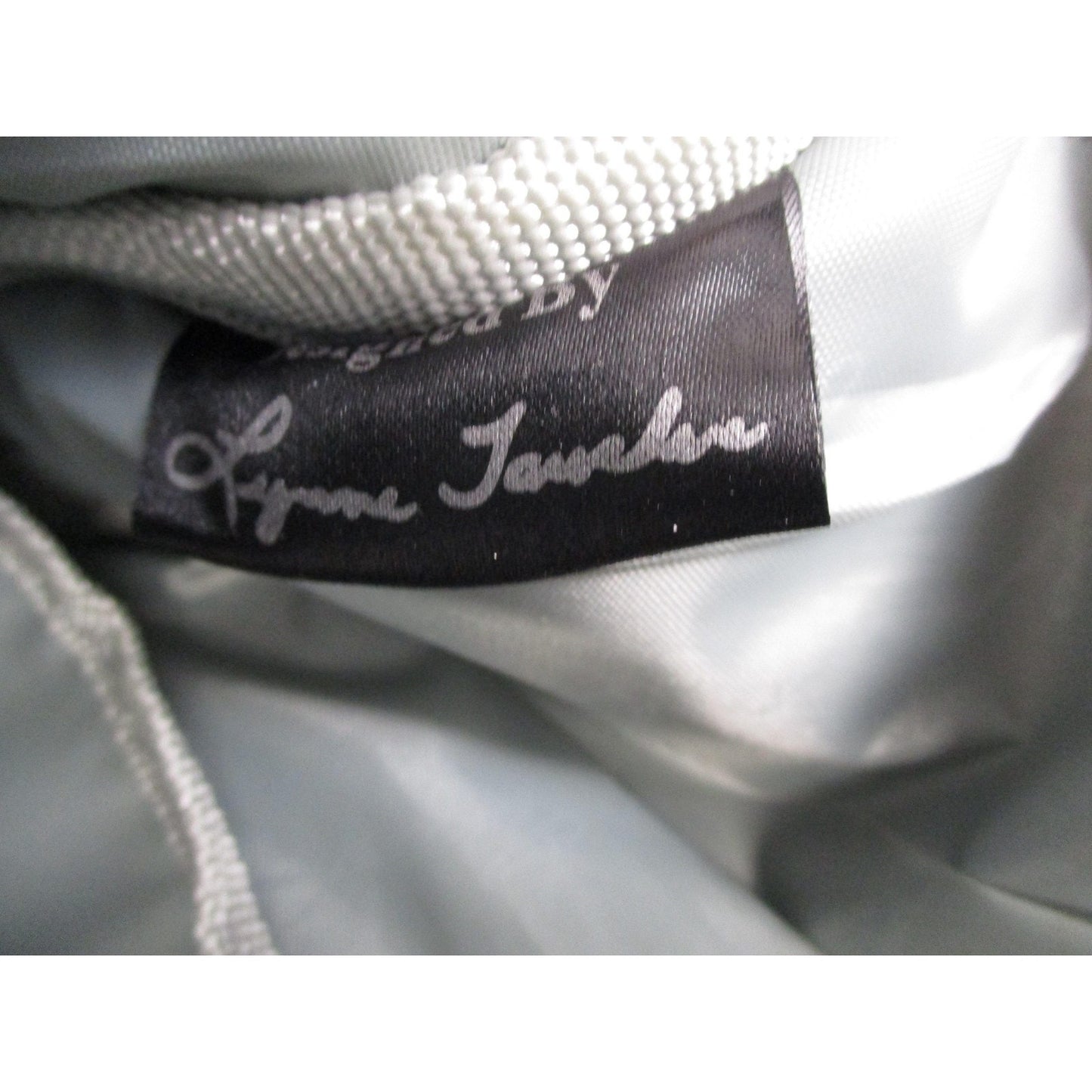 Life Is Tennis Metallic Quilted Backpack Bag Silver Tennis Racket Holder Gear
