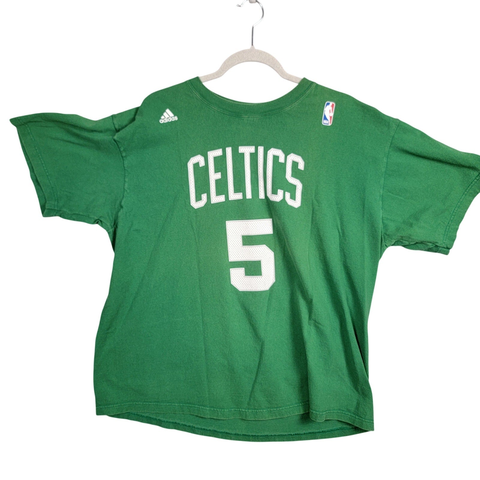 adidas Boston Celtics Kevin Garnett Shirt Mens XL Green NBA Tee0