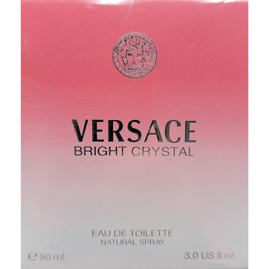 Versace Bright Crystal Womens Edt Eau De Toilette Spray 3 0oz 90ml Italy New