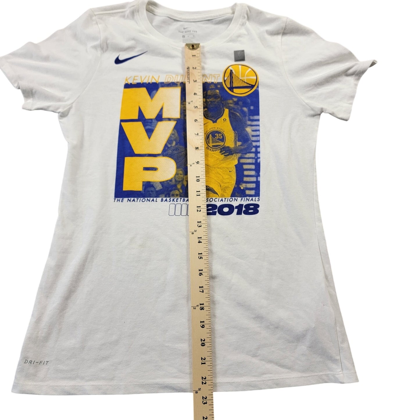 Nike Kevin Durant Golden State Warriors 2018 NBA Finals MVP Tee Shirt M NWOT7