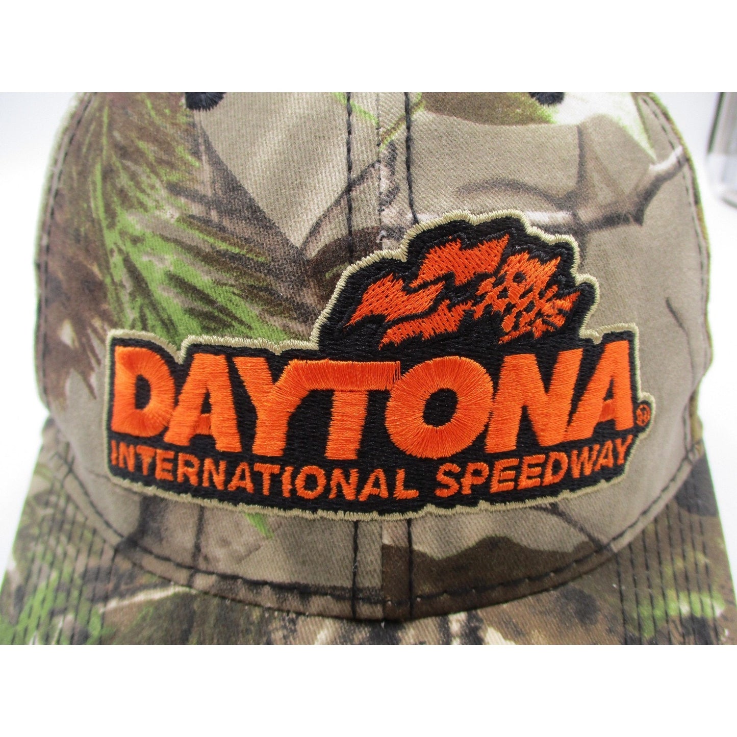 Daytona International Speedway Hat Cap Strap Back One Size Camo Nascar Mens