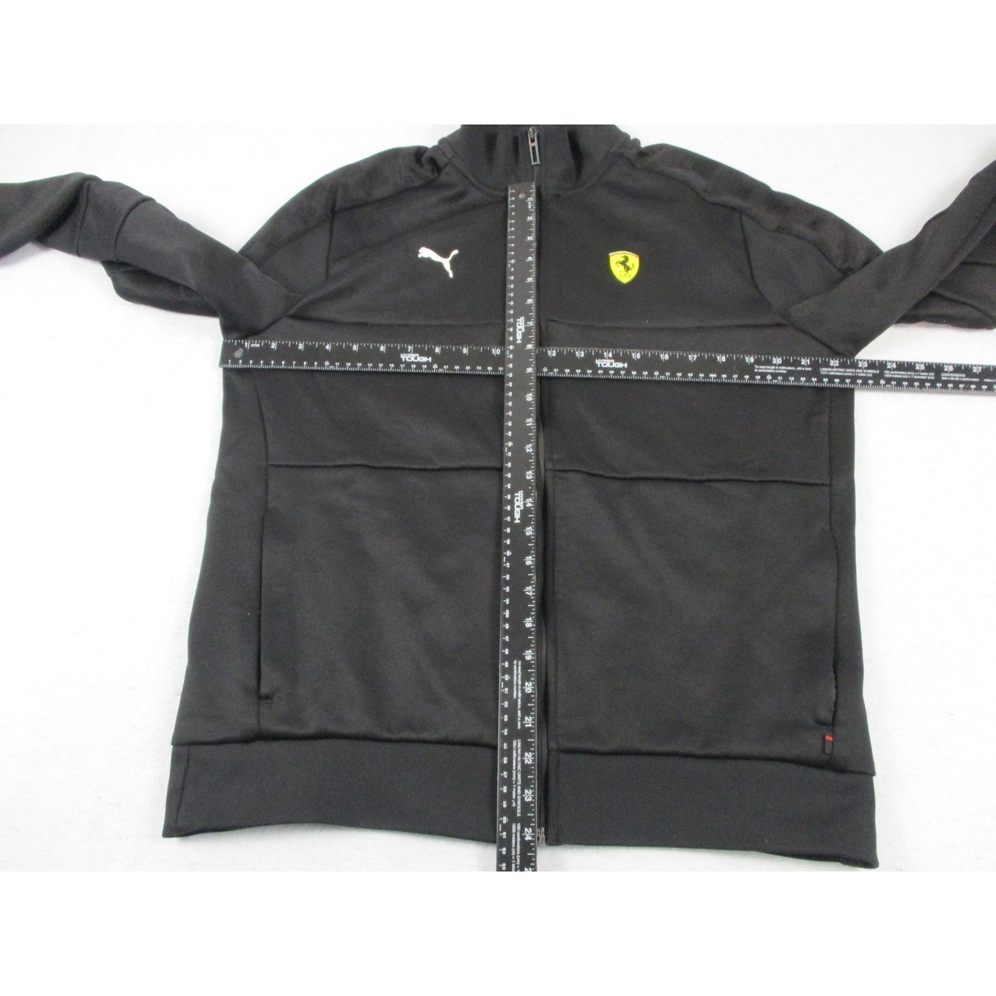 Scuderia Ferrari Set Mens L Top Xl Joggers Black Full Zip Formula 1 Racing Puma